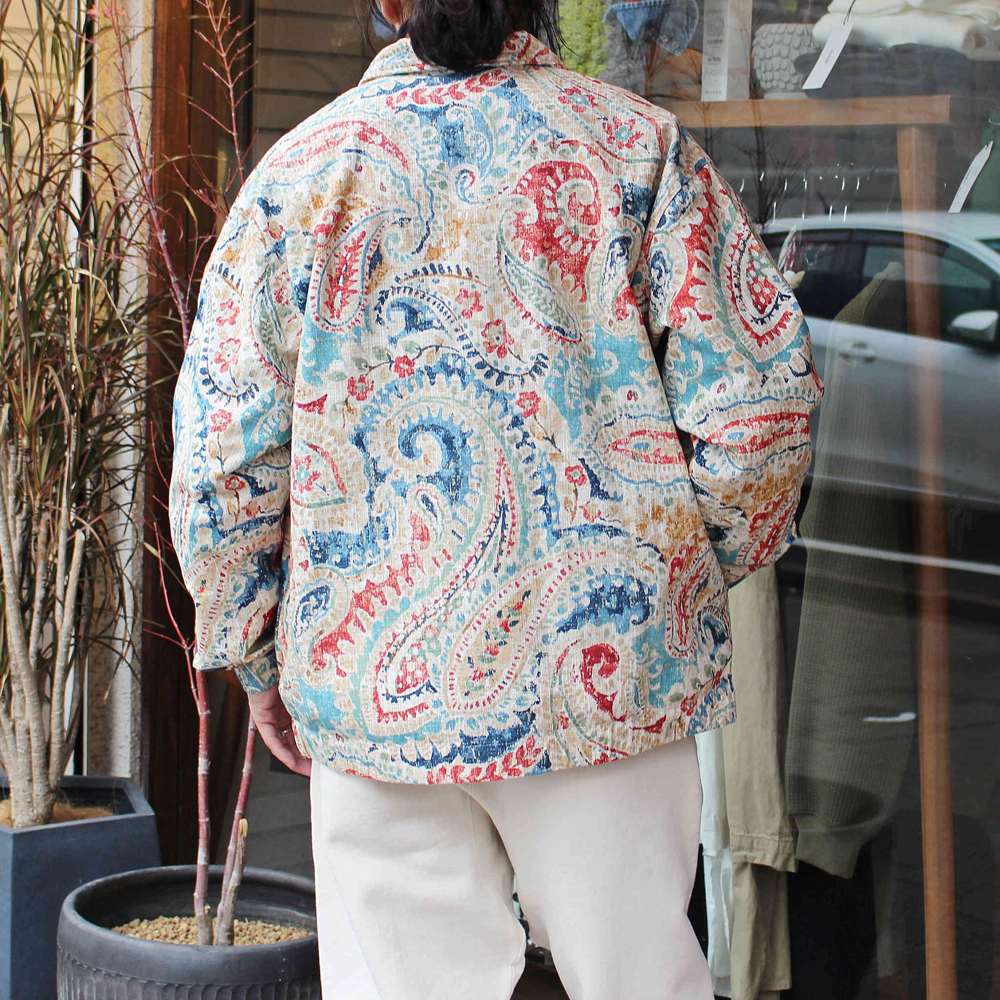 Nasngwam. ナスングワム / DEADSTOCK FABRIC DRIZZLER JACKET デッドストックファブリックドリズラージャケット (MULTI マルチ)