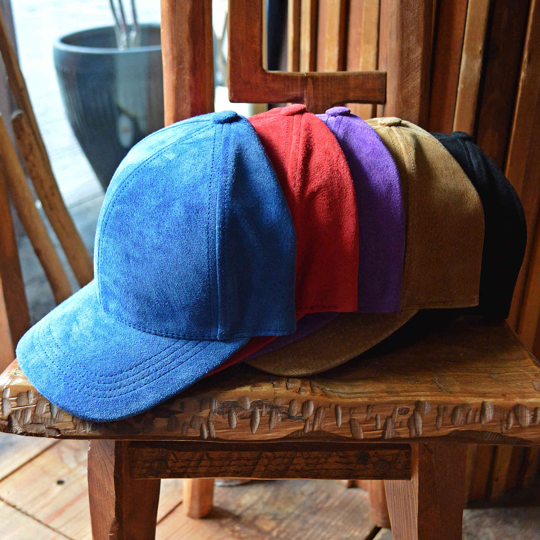 WINNER CAPS ウィーナーキャップ / SUEDE BASEBALL CAP スエードベースボールキャップ