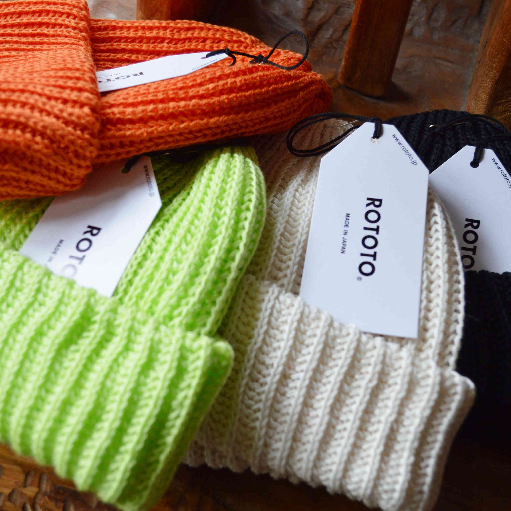 ROTOTO ロトト / CHUNKY COTTON SHORT BEANIE チャンキーコットンショートビーニー