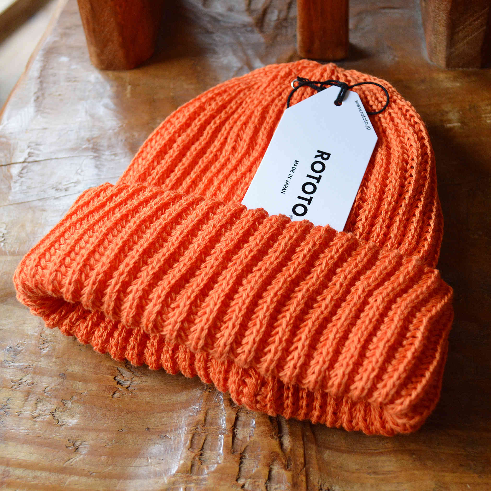 ROTOTO ロトト / CHUNKY COTTON SHORT BEANIE チャンキーコットンショートビーニー