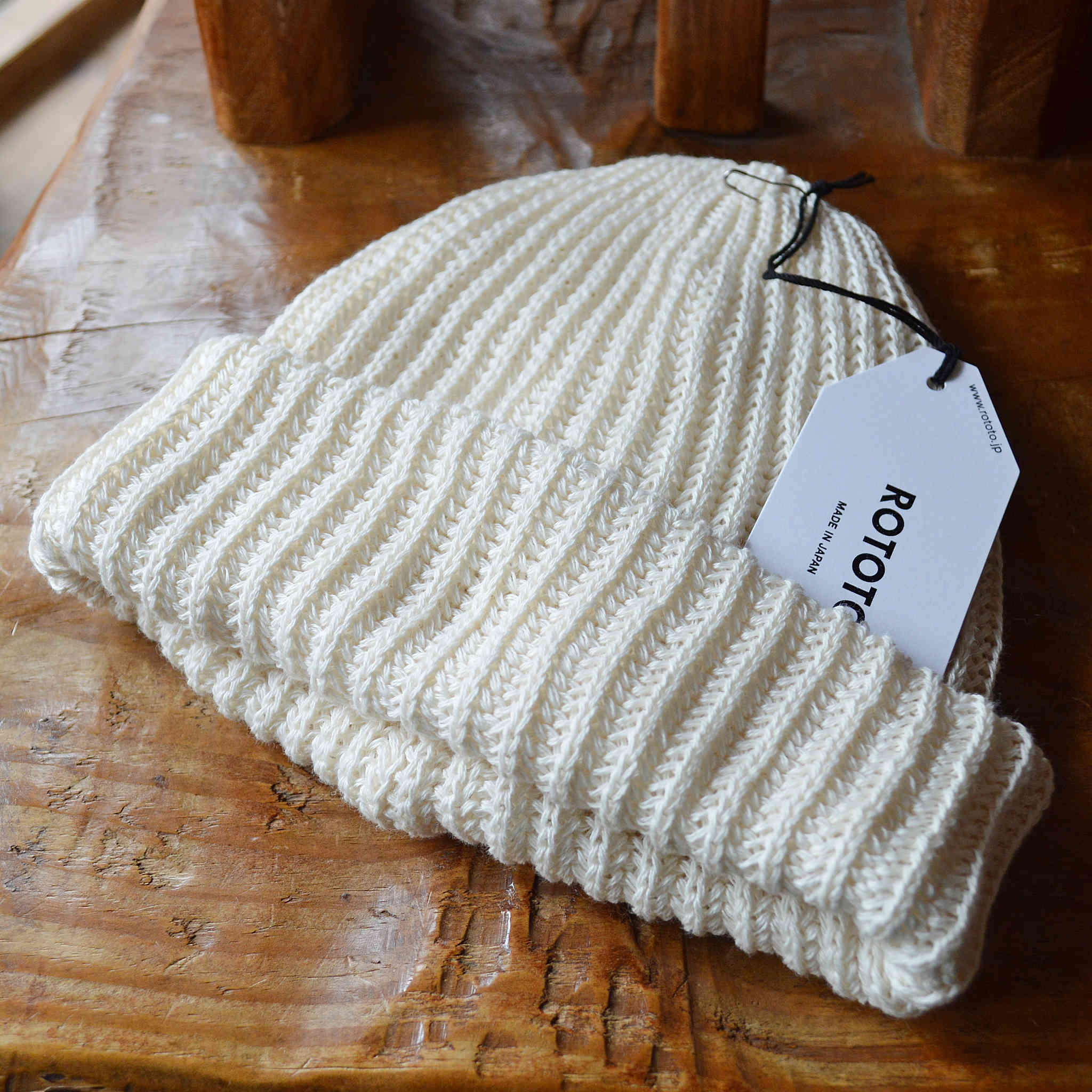 ROTOTO ロトト / CHUNKY COTTON SHORT BEANIE チャンキーコットンショートビーニー