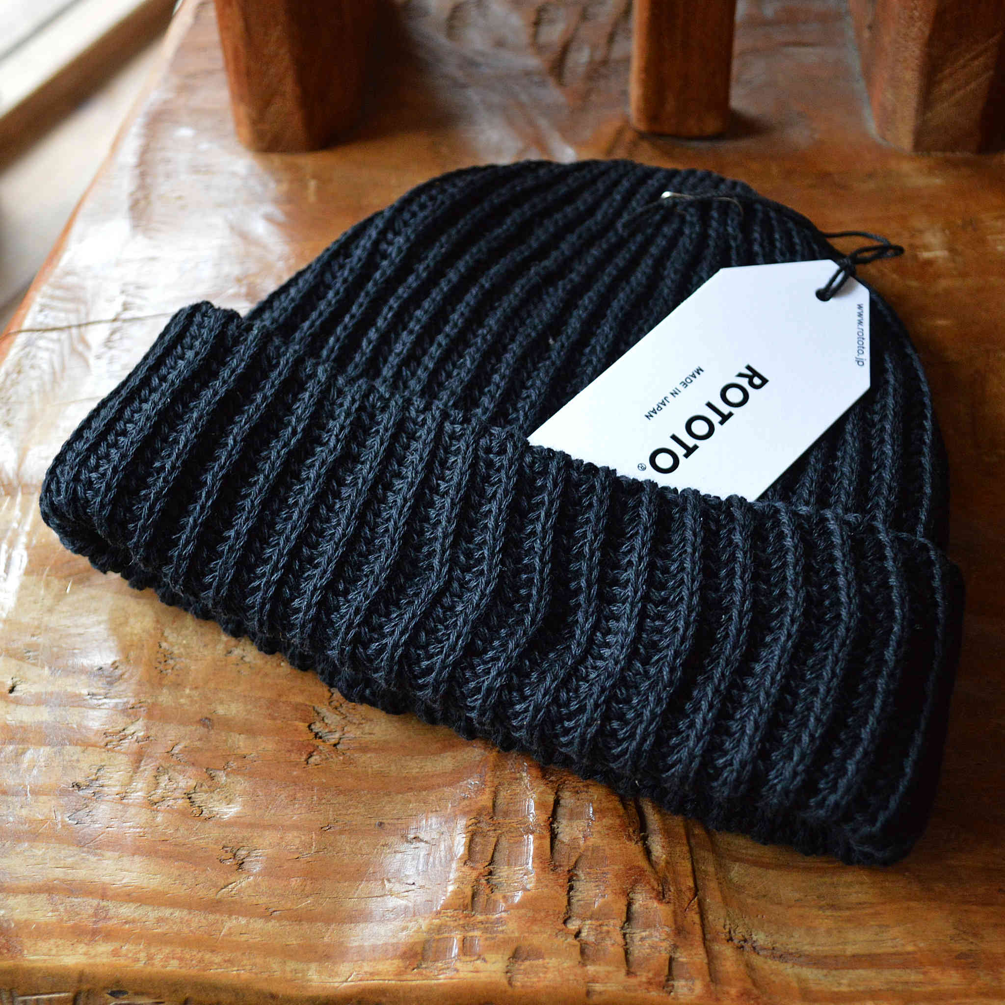 ROTOTO ロトト / CHUNKY COTTON SHORT BEANIE チャンキーコットンショートビーニー