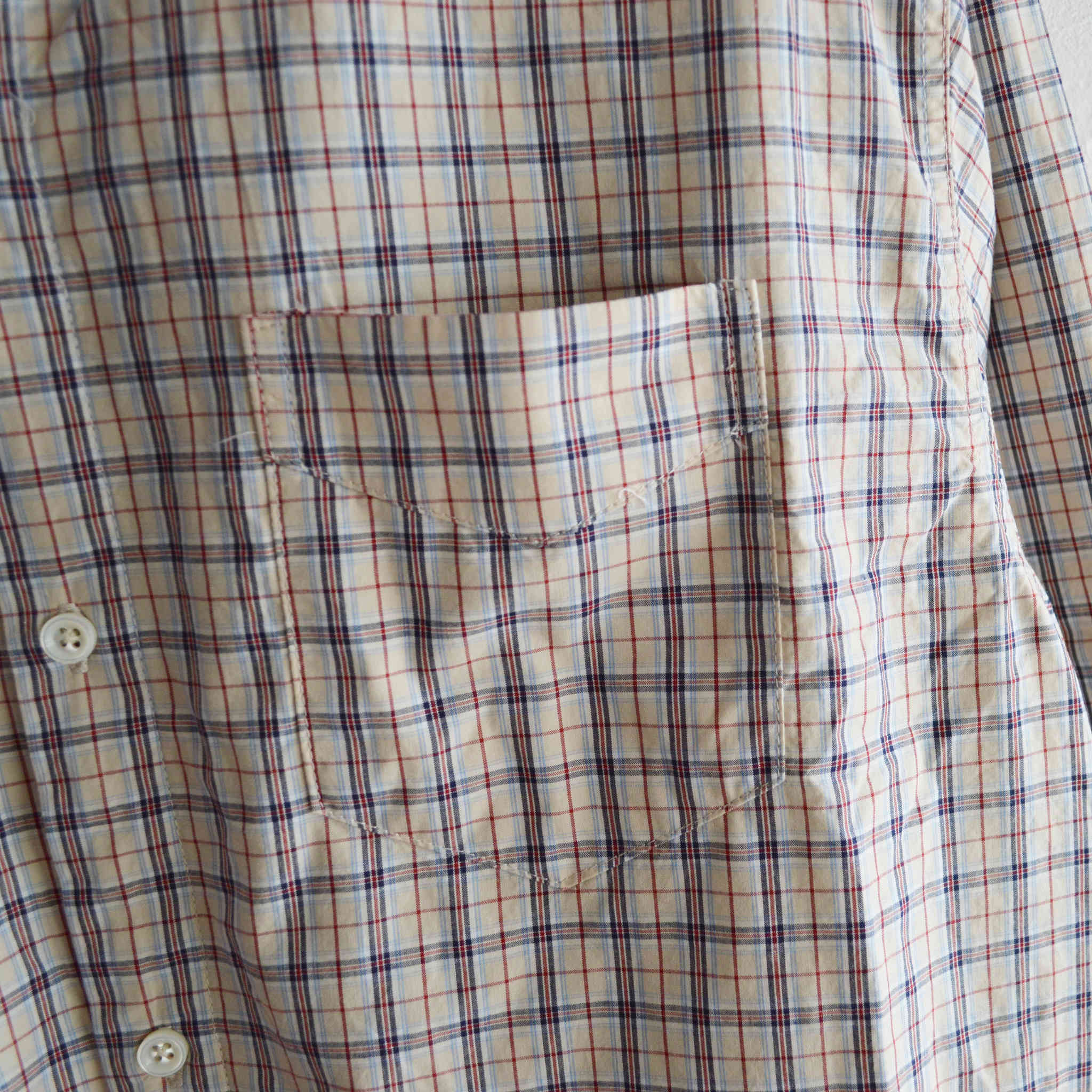 IMPRESTORE インプレストア / Fei | B/D SHIRTS WITH LINING ボタンダウンシャツ (BEIGE ベージュ)