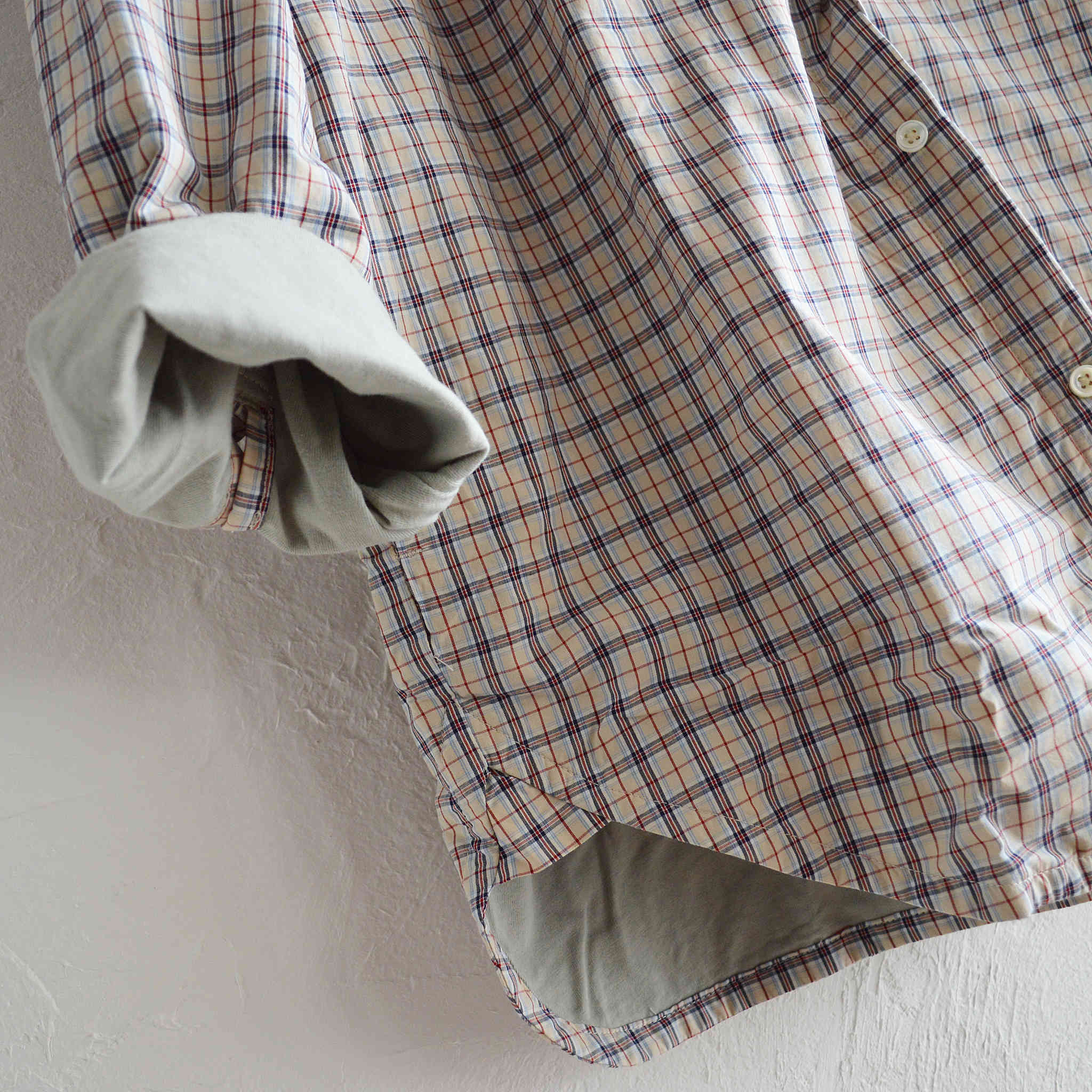 IMPRESTORE インプレストア / Fei | B/D SHIRTS WITH LINING ボタンダウンシャツ (BEIGE ベージュ)