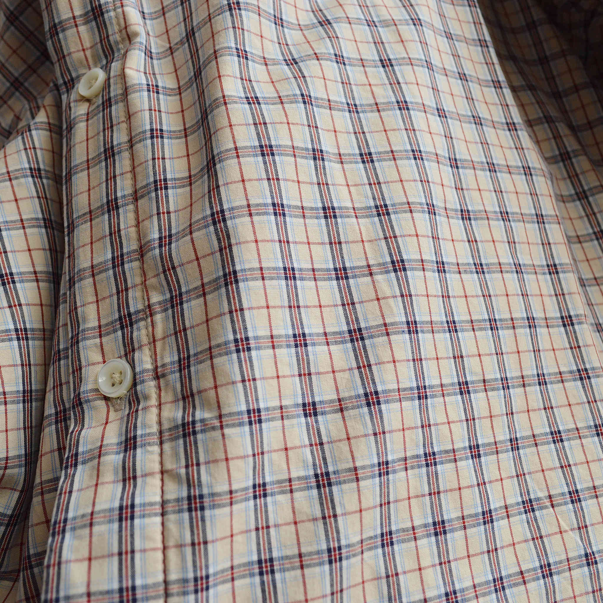 IMPRESTORE インプレストア / Fei | B/D SHIRTS WITH LINING ボタンダウンシャツ (BEIGE ベージュ)