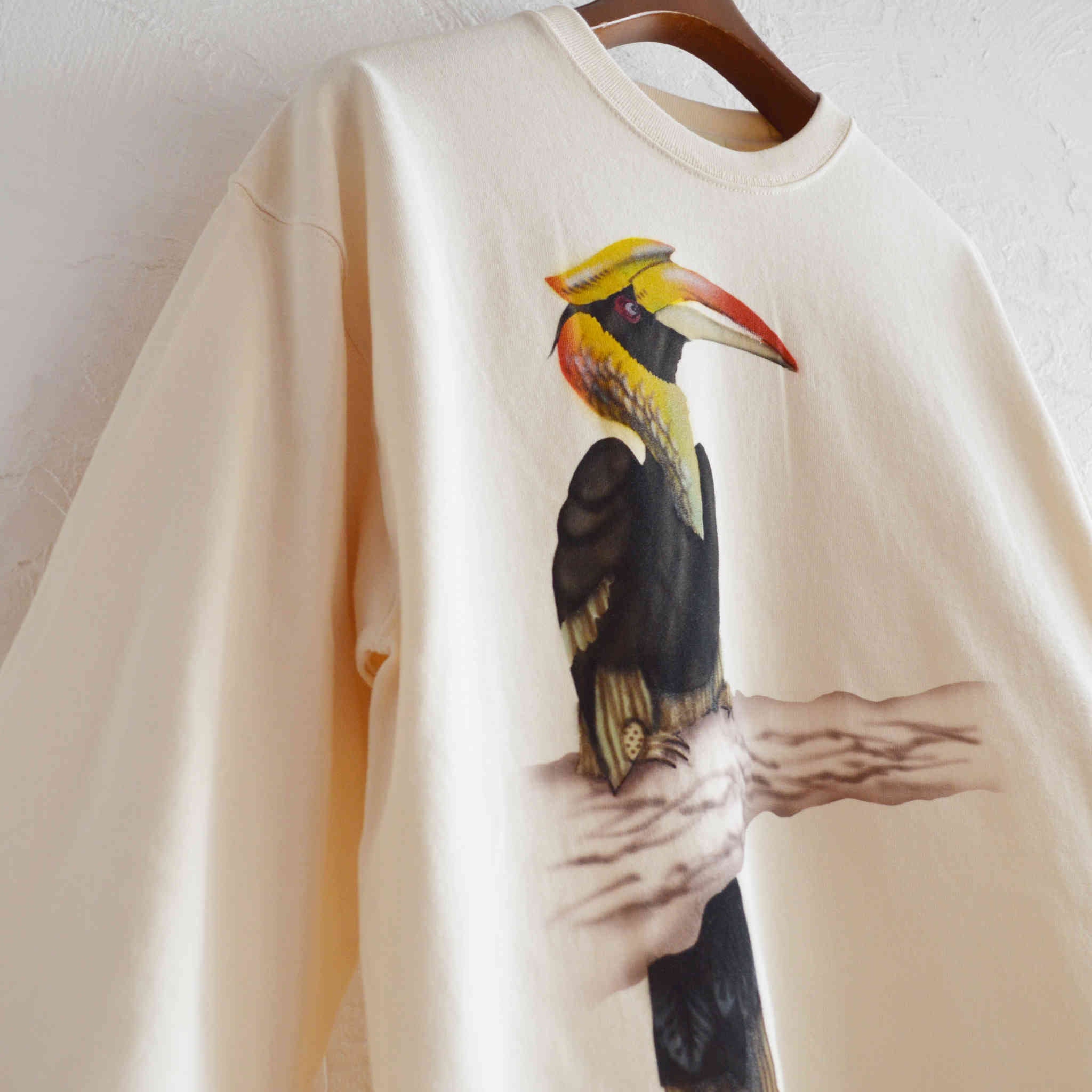 Nasmgwam. ナスングワム / GRATE INDIAN HORNBILL LS TEE グレートインディアンホーンビルロンティー (NATURAL ナチュラル)