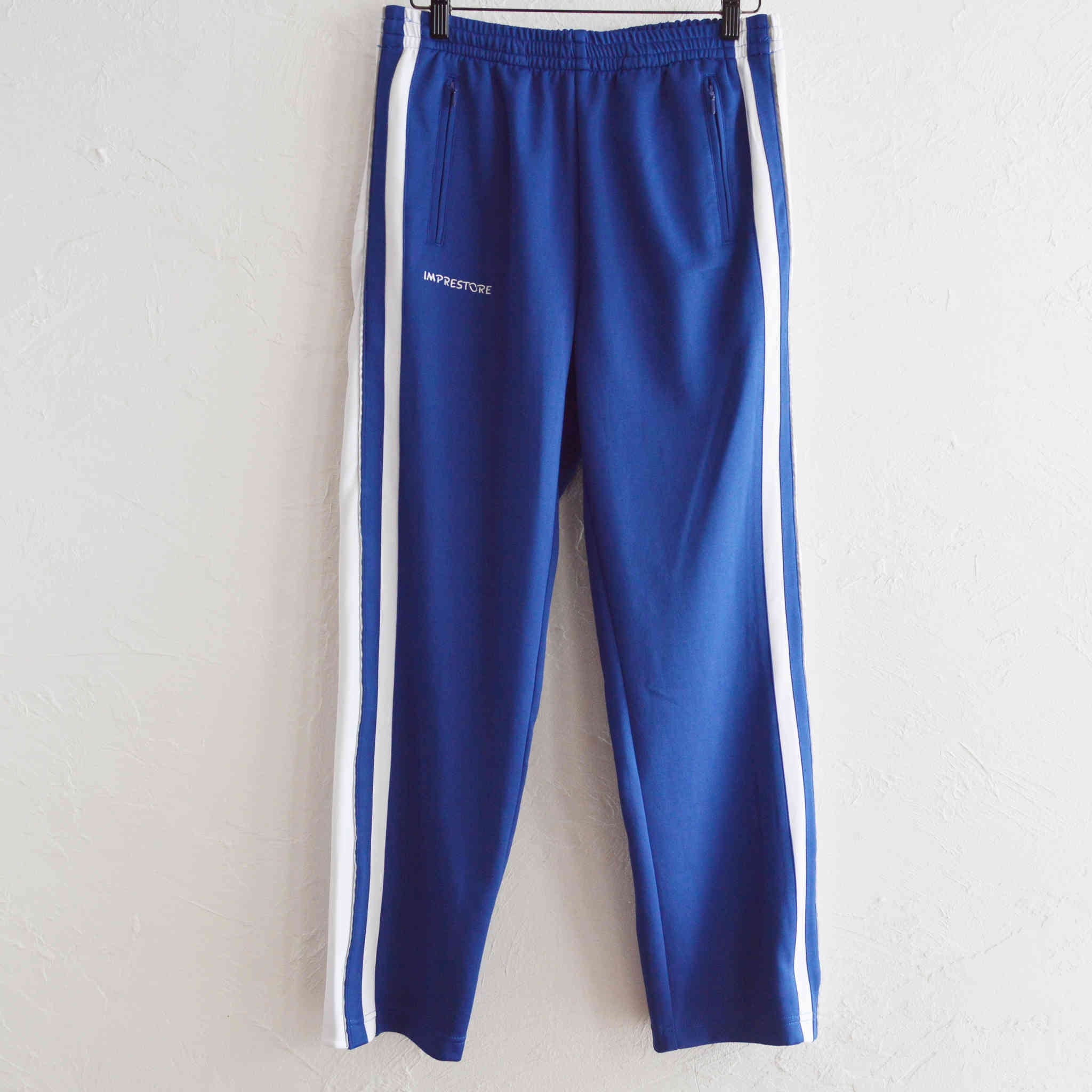 IMPRESTORE インプレストア / WARREN | BASKET JERSEY PANTS バスケットジャージパンツ (BLUE ブルー)