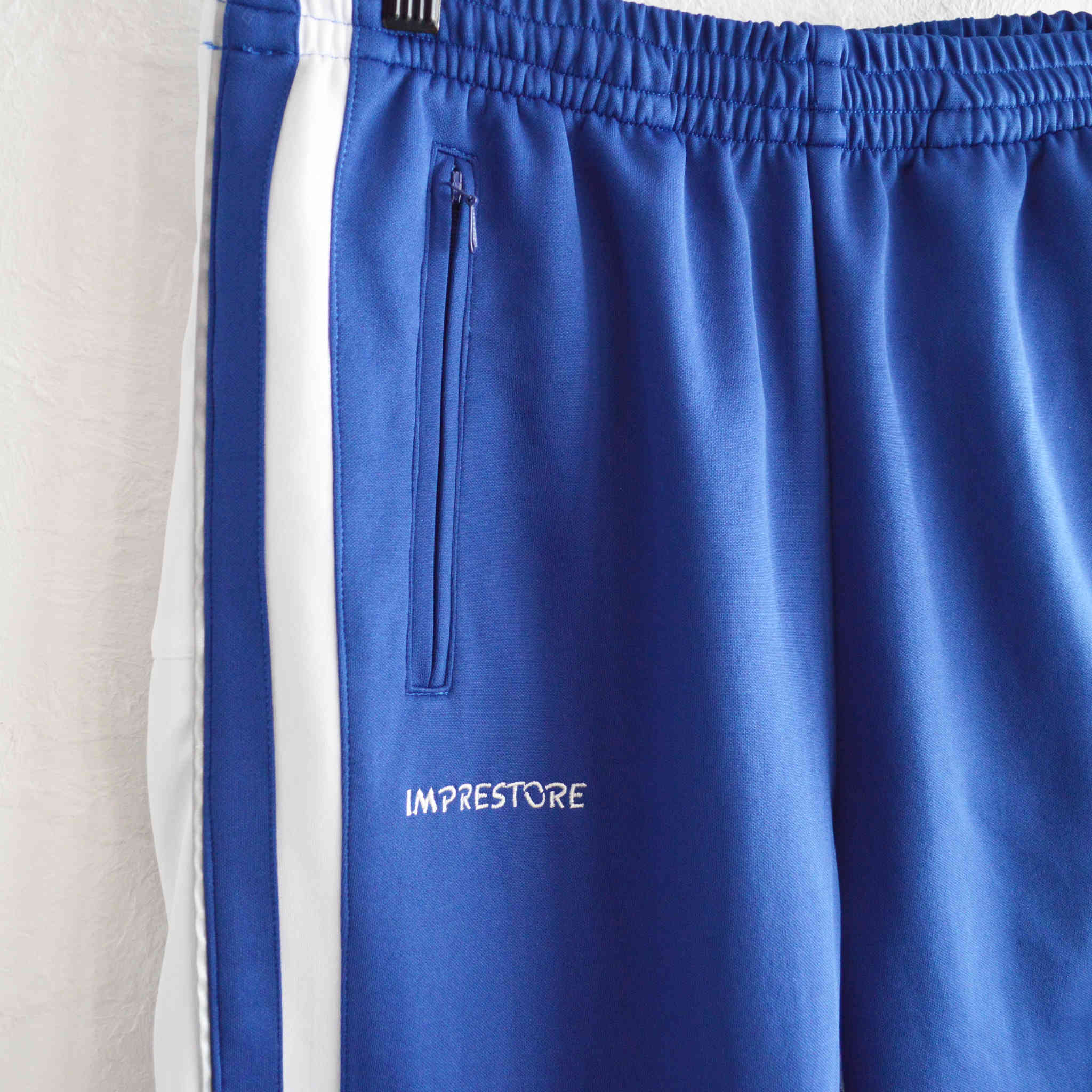 IMPRESTORE インプレストア / WARREN | BASKET JERSEY PANTS バスケットジャージパンツ (BLUE ブルー)
