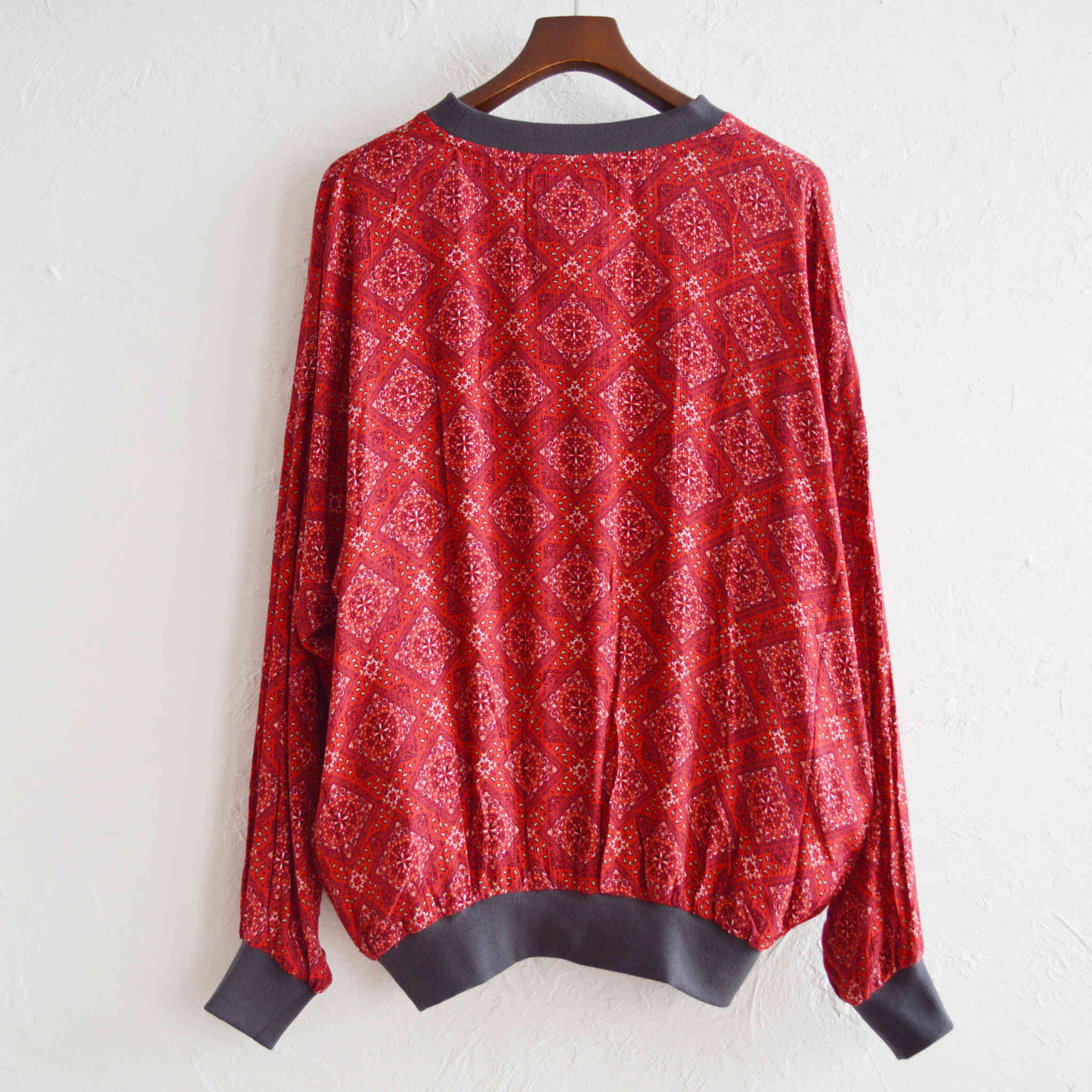 ALDIES アールディーズ / Tehran Big Crew Neck テヘランビッグクルーネック (RED レッド)