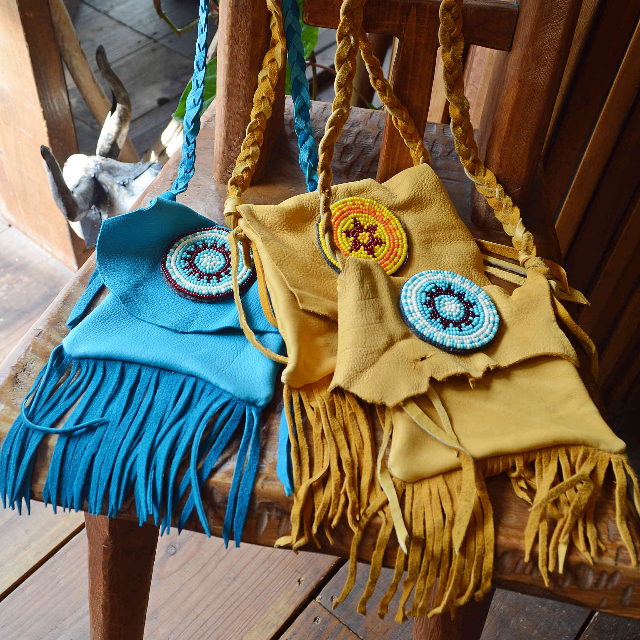 Indian jewelry インディアンジュエリー / Navajo Medicine Bag ナバホ族メディスンバッグ LINDA LEE リンダリー