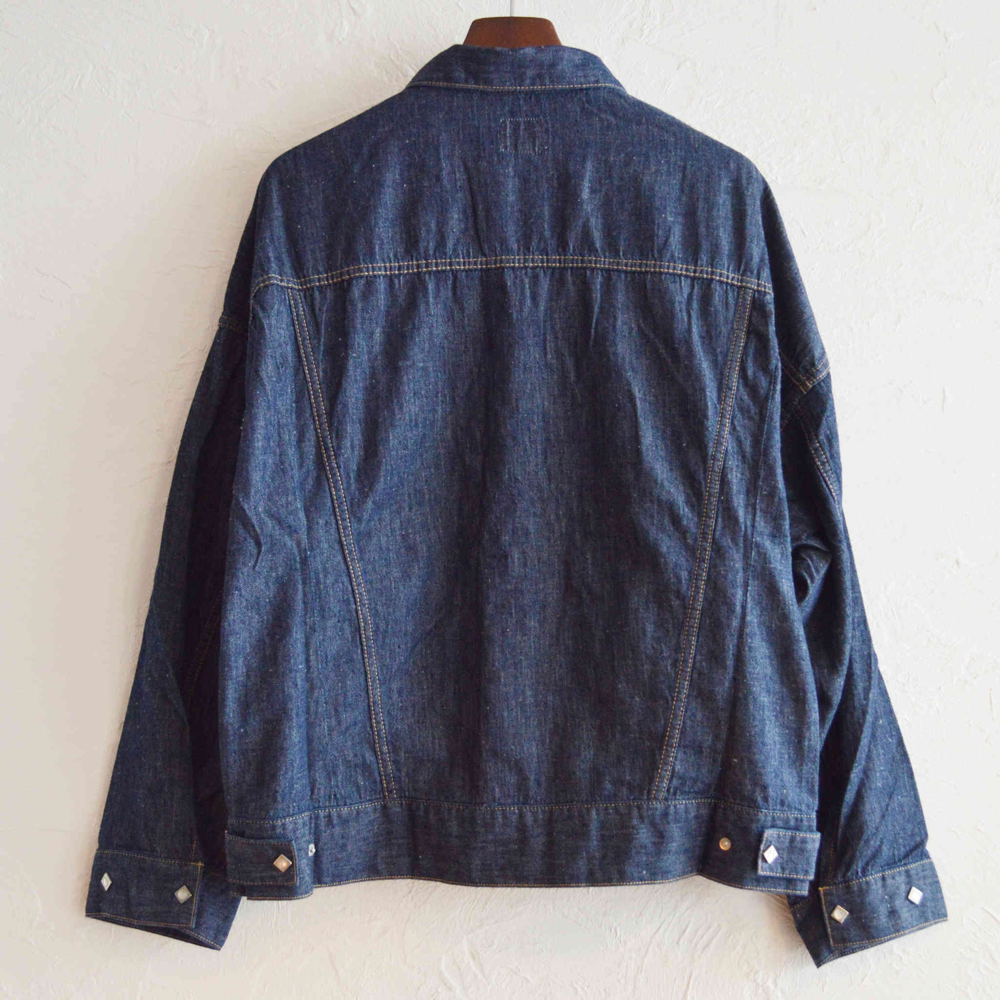 IMPRESTORE インプレストア / LORRAINE | 6.5OZ DENIM WESTERN SHORT JACKET ロレーヌ 6.5オンスデニムウエスタンショートジャケット (ONE WASH ワンウォッシュ)