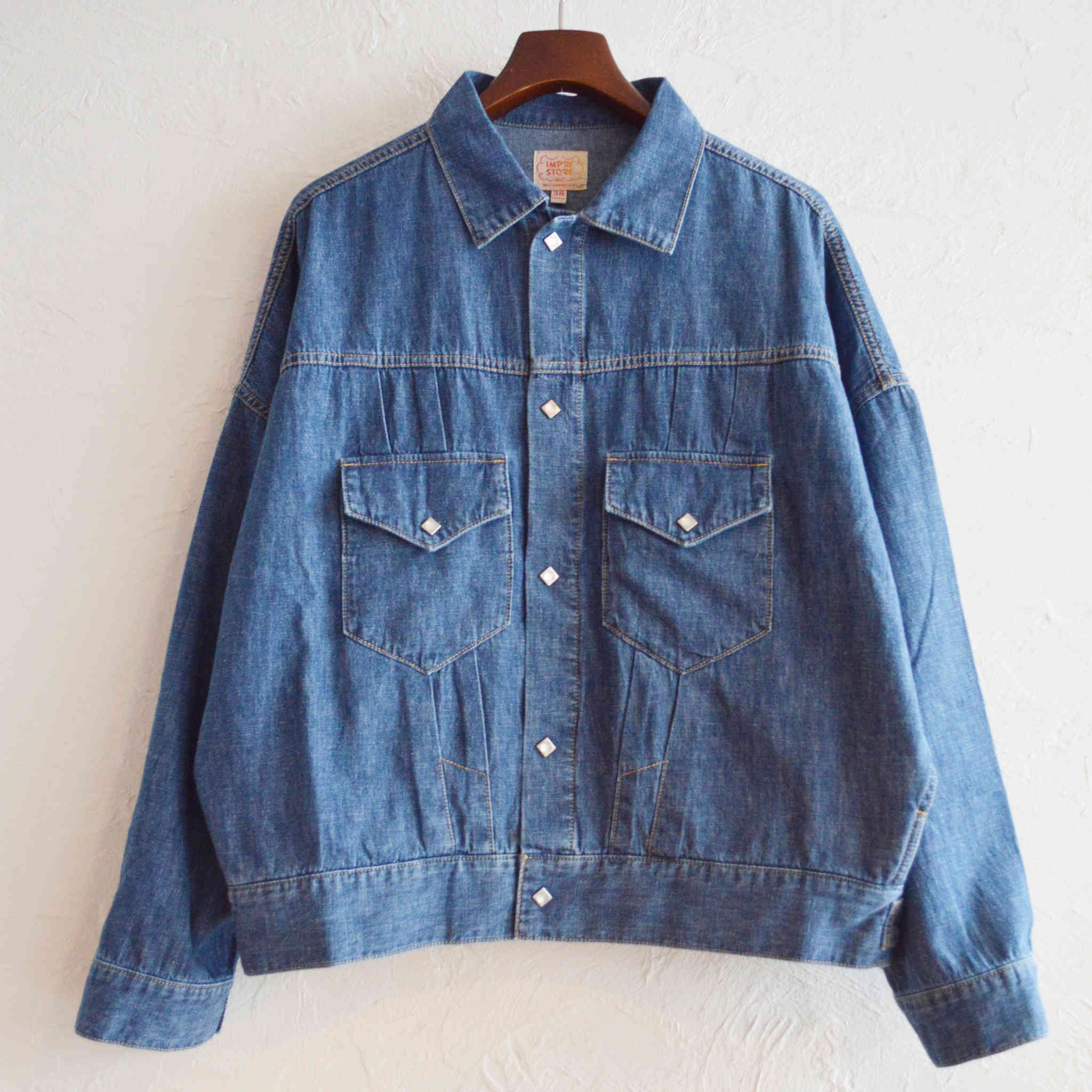 IMPRESTORE インプレストア / LORRAINE | 6.5OZ DENIM WESTERN SHORT JACKET ロレーヌ 6.5オンスデニムウエスタンショートジャケット (SPECIAL WASH スペシャルウォッシュ)
