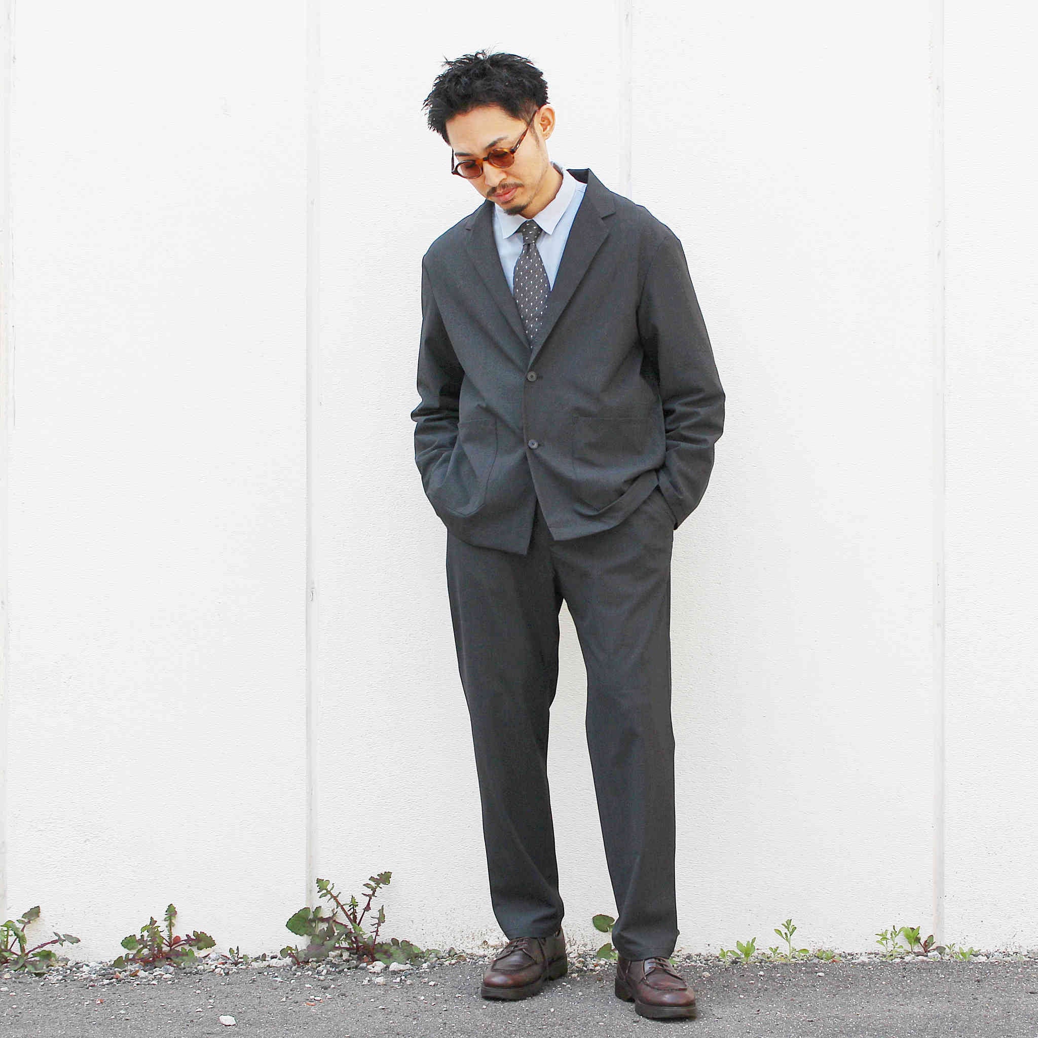 LAMOND ラモンド / TAILORED JACKET テーラードジャケット (CHARCOAL チャコール)