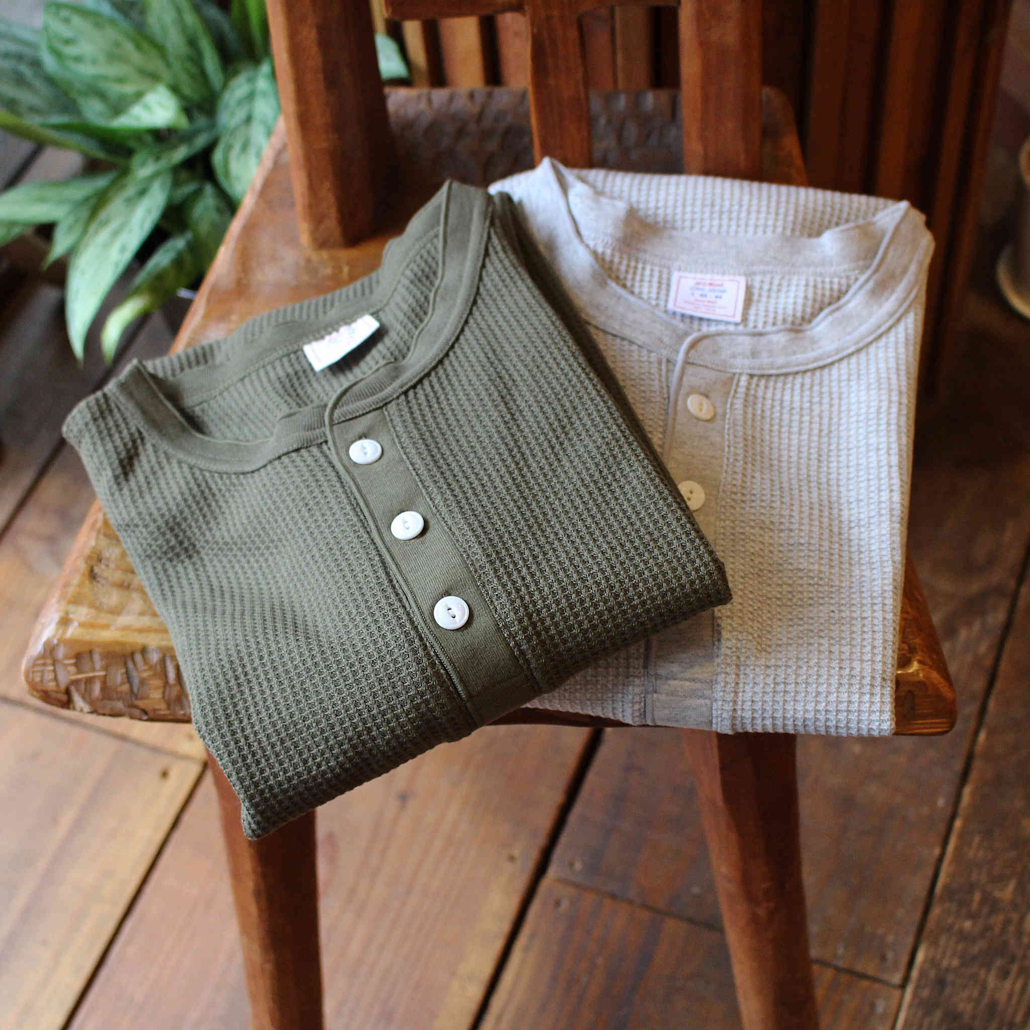 JEMORGAN LONG JHONS ジェーイーモーガンロングジョーンズ / L/S HENLEY NECK THERMAL ロングスリーブヘンリーネックサーマル