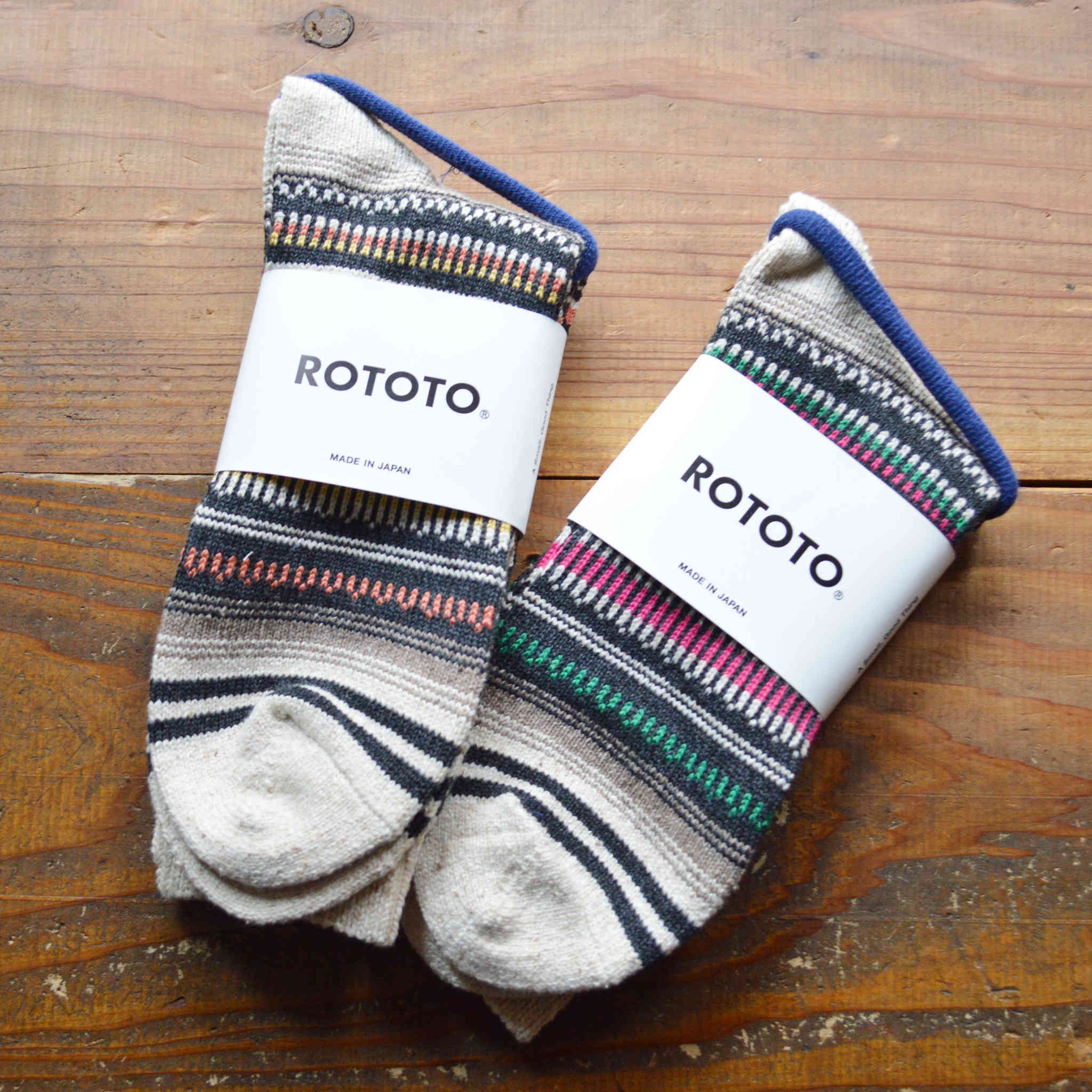 ROTOTO ロトト / MEXICAN RUG SOCKS メキシカンラグソックス