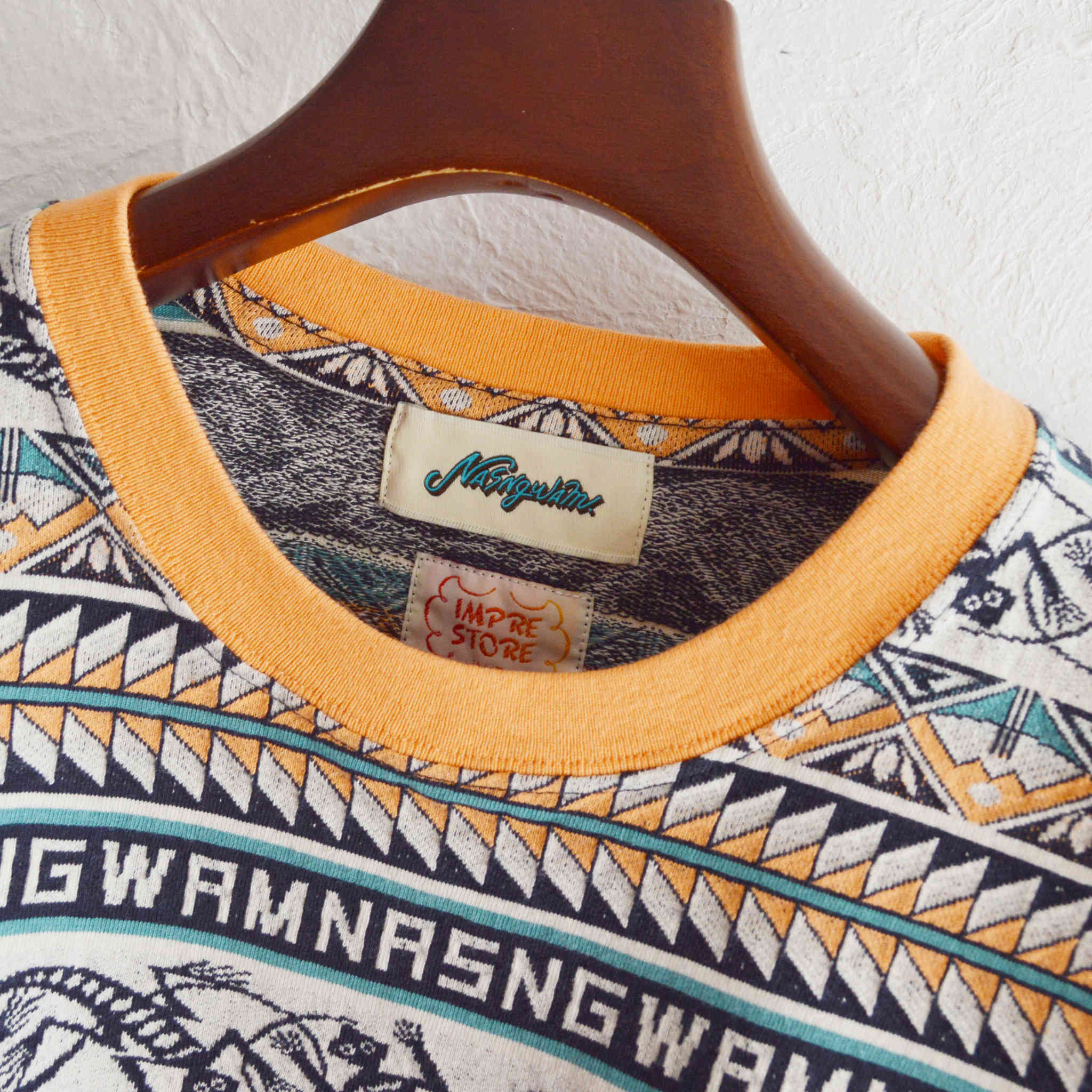 Nasngwam.×IMPRESTORE ナスングワム インプレストア / POTTERY TEE ポテリーティー(ORANGE オレンジ)