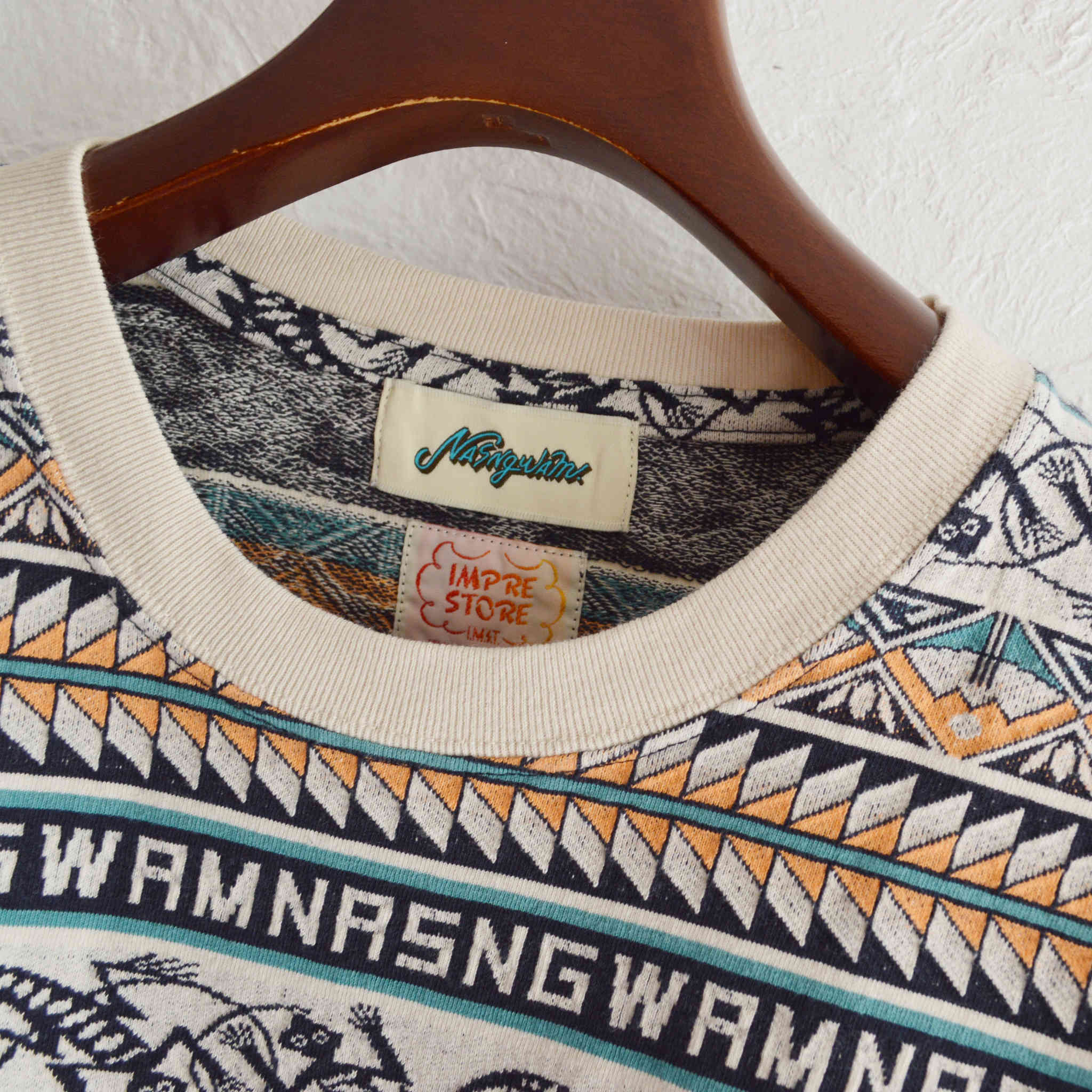 Nasngwam.×IMPRESTORE ナスングワム インプレストア / POTTERY TEE ポテリーティー(WHITE ホワイト)