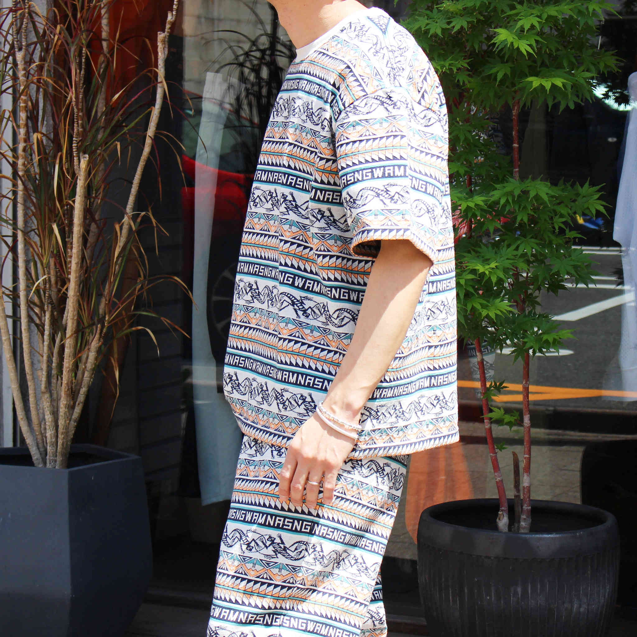 Nasngwam.×IMPRESTORE ナスングワム インプレストア / POTTERY TEE ポテリーティー(WHITE ホワイト)