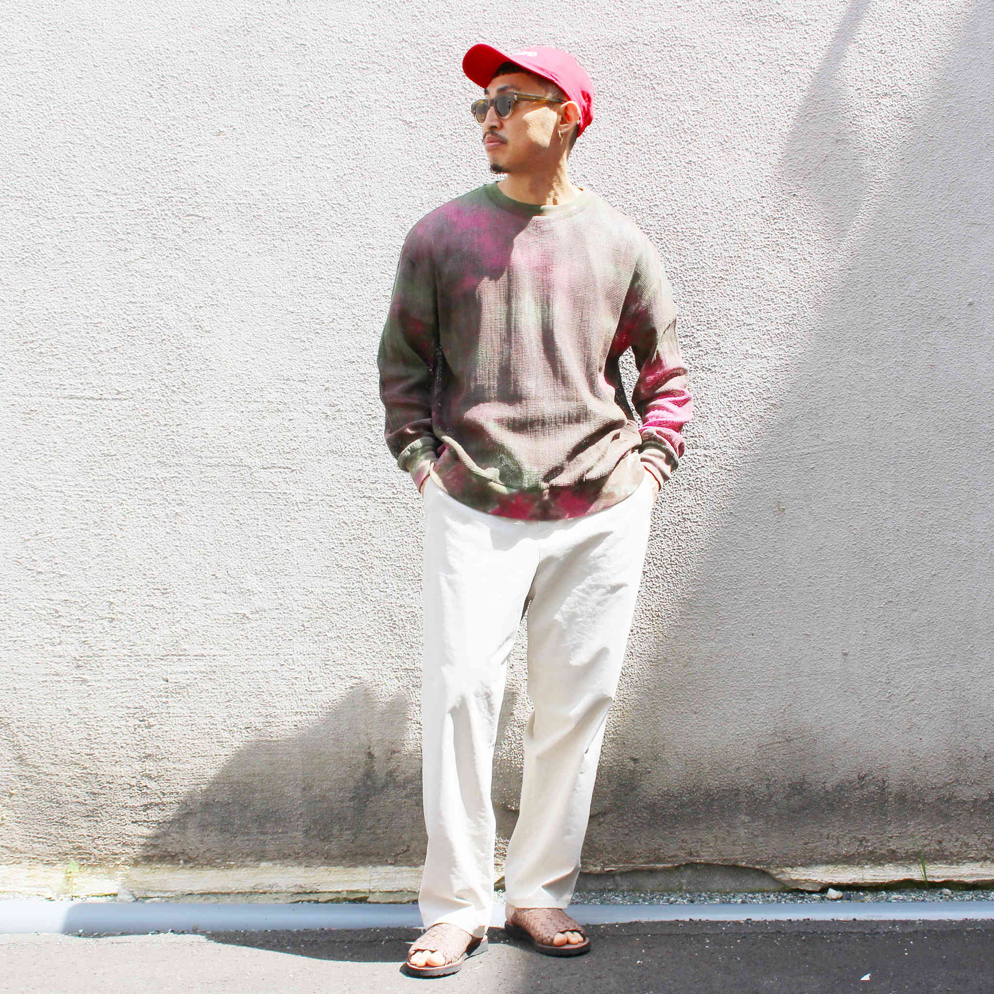 Nasngwam.×JAVARA×LEATHER TRAMP ナスングワム ジャバラ / MOONLIGHT LS ムーンライトエルエス (BROWN ブラウン)