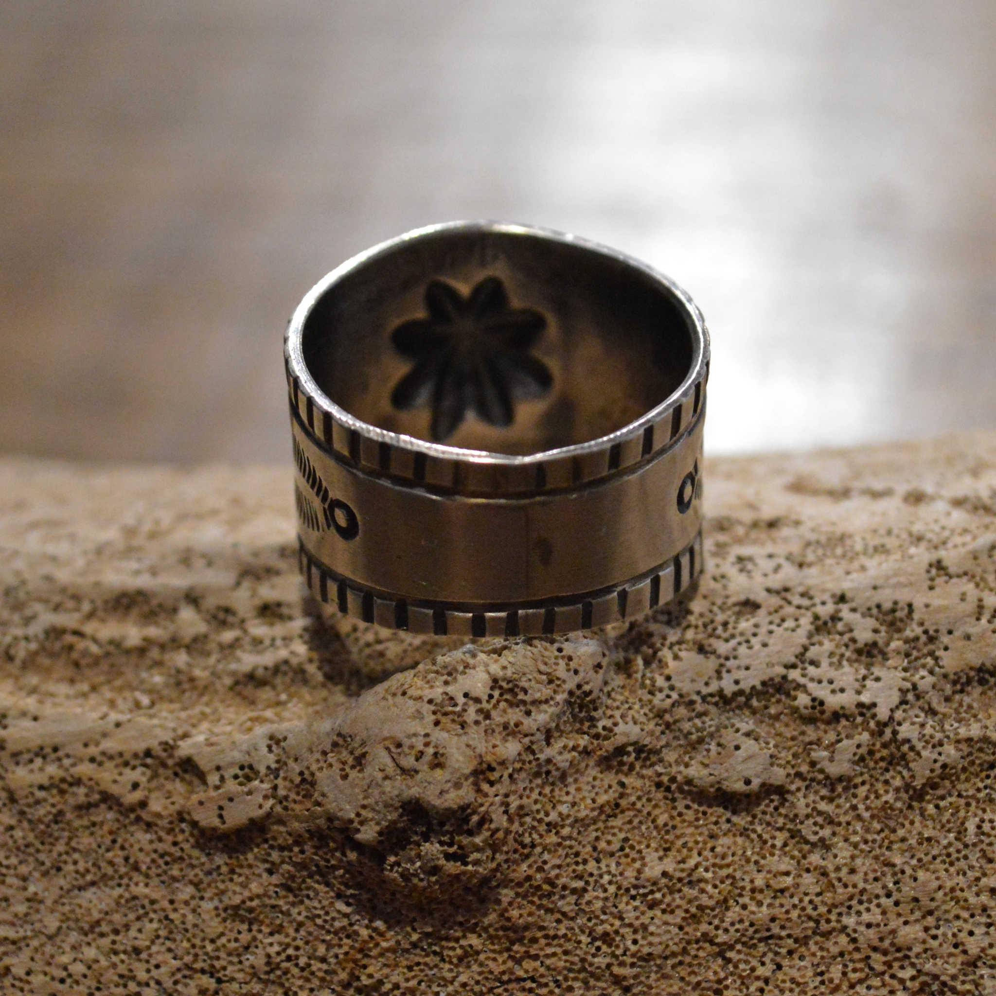 Indian jewelry インディアンジュエリー / Navajo Ring ナバホ族リング (Melvin Francis メルヴィンフランシス)