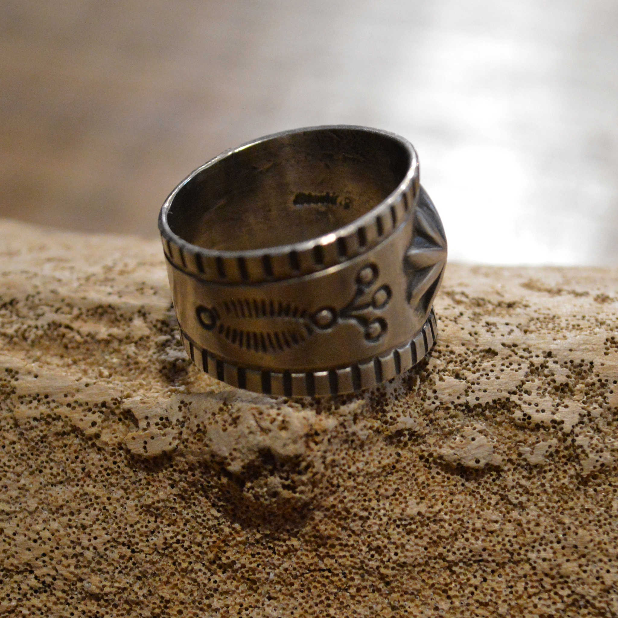 Indian jewelry インディアンジュエリー / Navajo Ring ナバホ族リング (Melvin Francis メルヴィンフランシス)