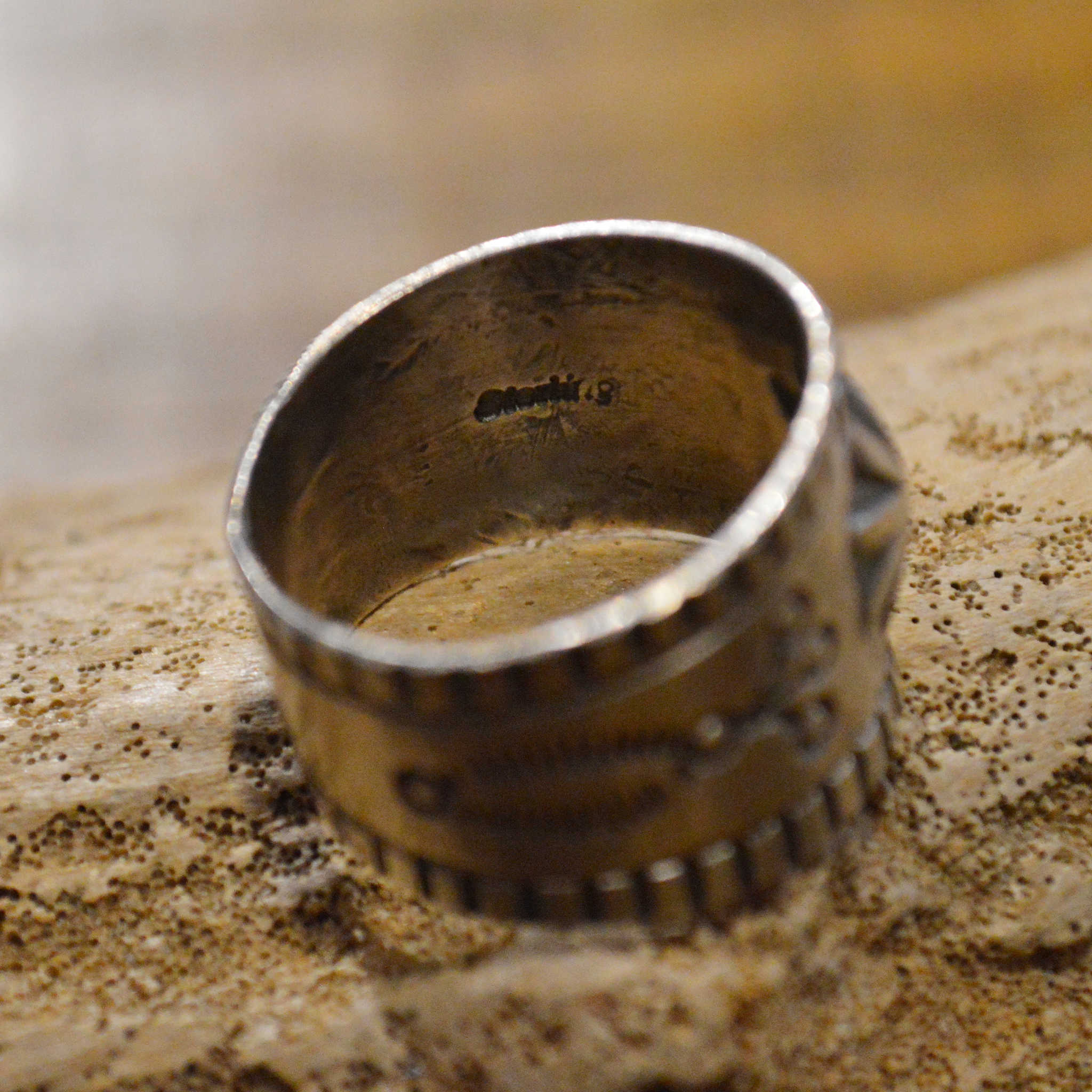 Indian jewelry インディアンジュエリー / Navajo Ring ナバホ族リング (Melvin Francis メルヴィンフランシス)