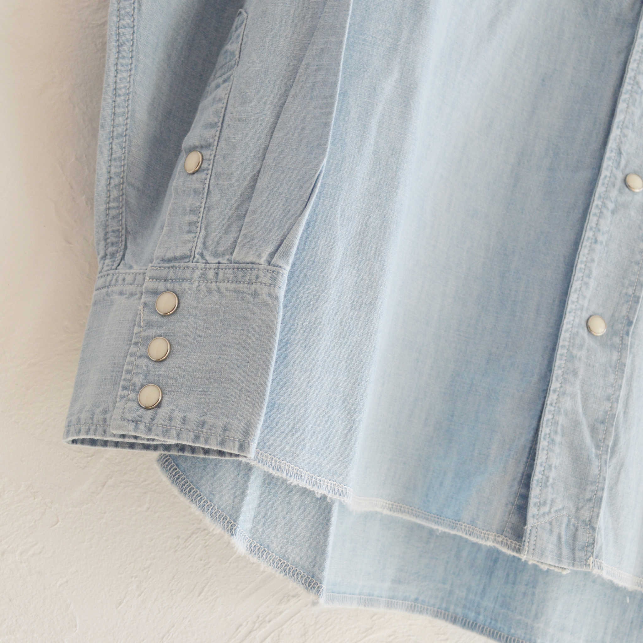 IMPRESTORE インプレストア / Chambray Western Shirts シャンブレーウエスタンシャツ (LIGHT BLUE ライトブルー)