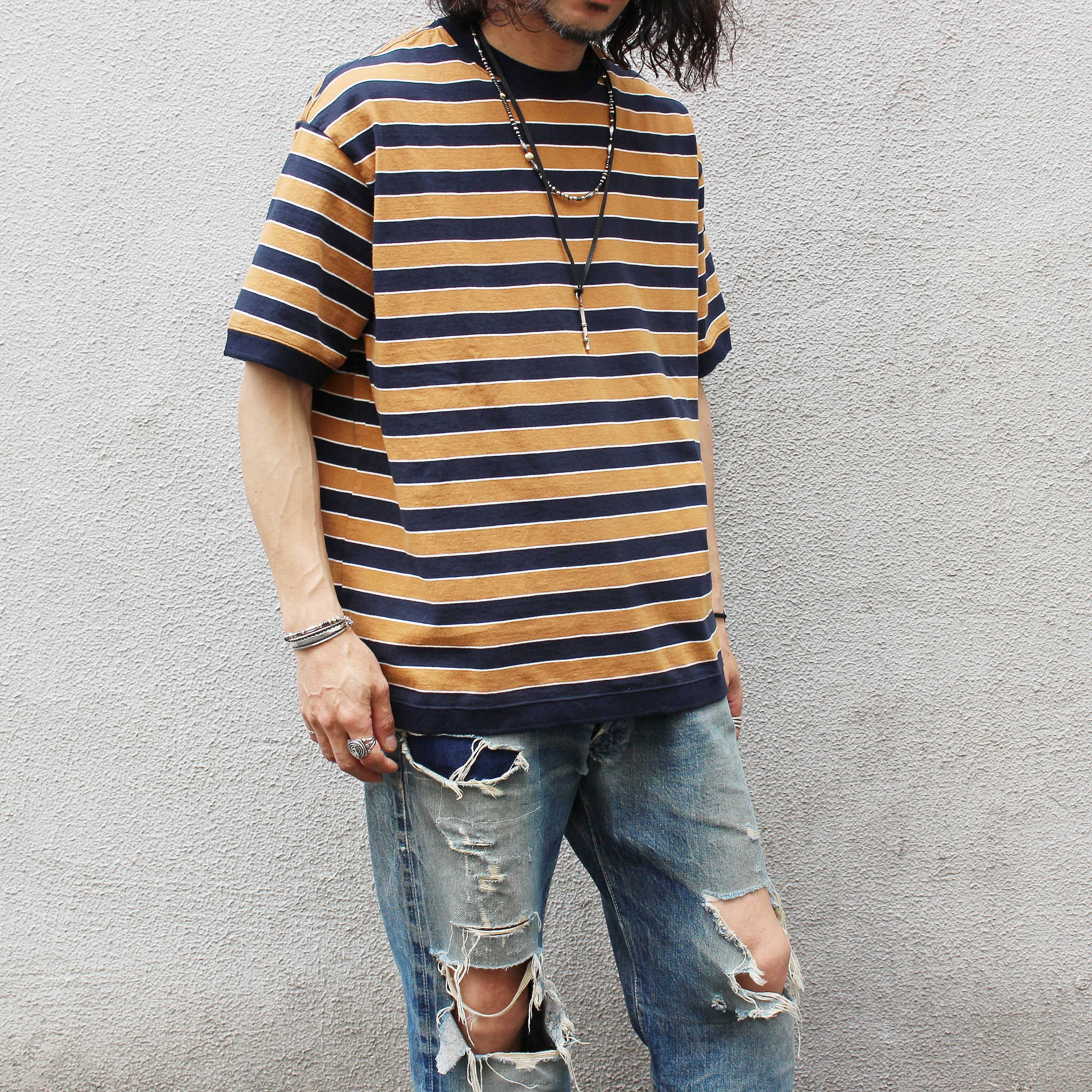 IMPRESTORE インプレストア / OTIS オーティス | Jack Daniel’s border Rib Tee ジャックダニエルボーダーティー