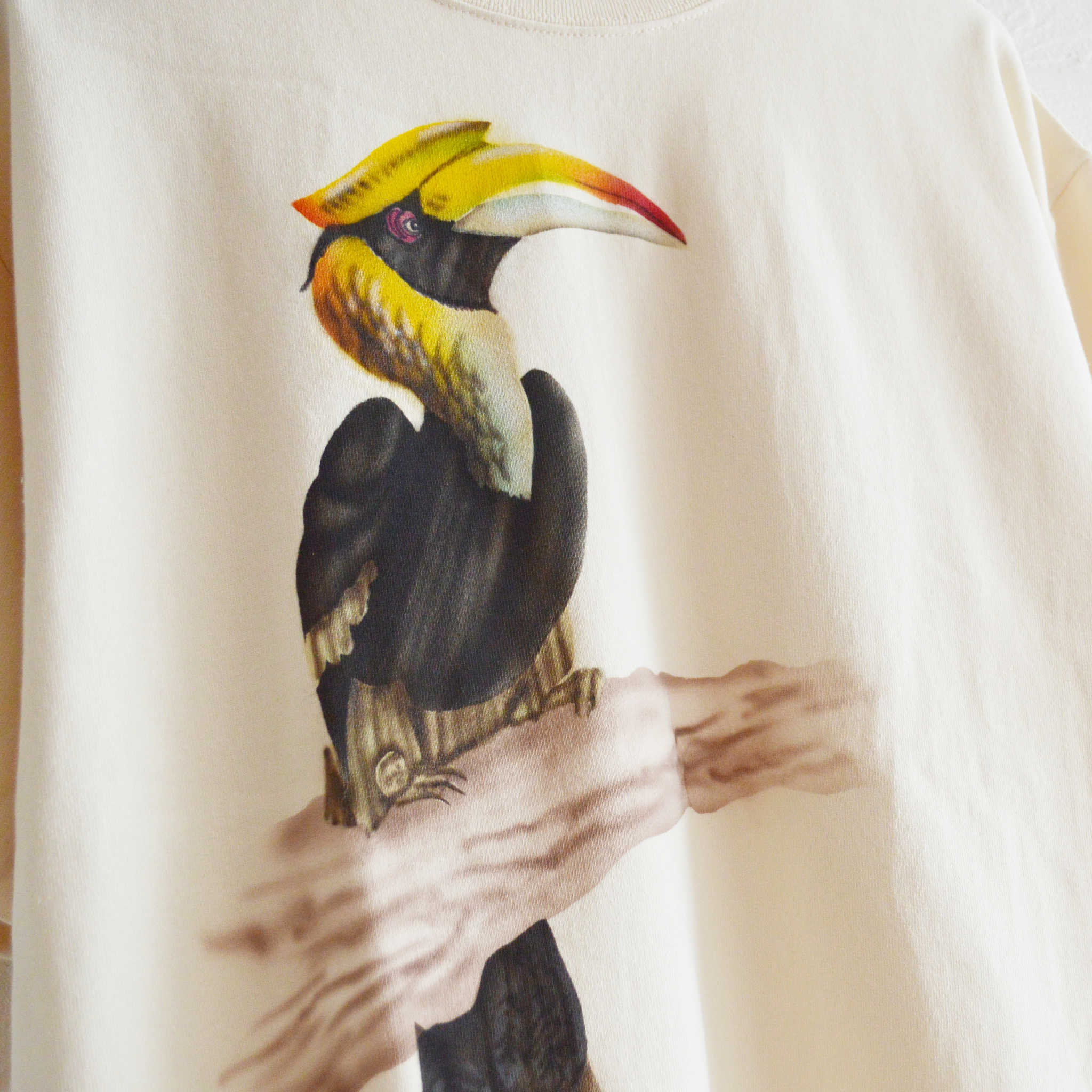 Nasmgwam. ナスングワム / GRATE INDIAN HORNBILL TEE グレートインディアンホーンビルティー (NATURAL ナチュラル)