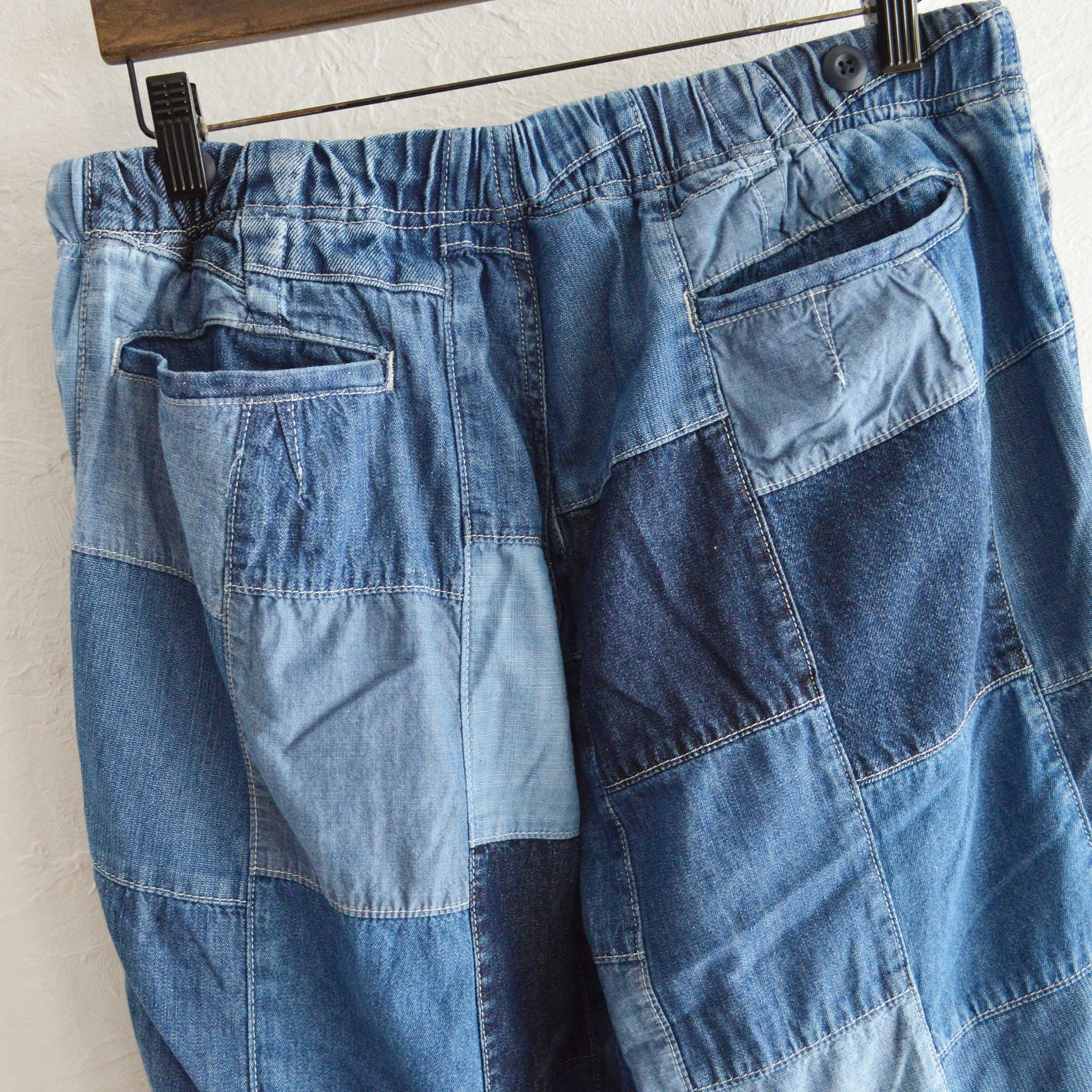 IMPRESTORE インプレストア / Jimmy-L.O.D.PATCHWORK | Easy Trousers イージートラウザーズ (DENIM PATCHWORK デニムパッチワーク)