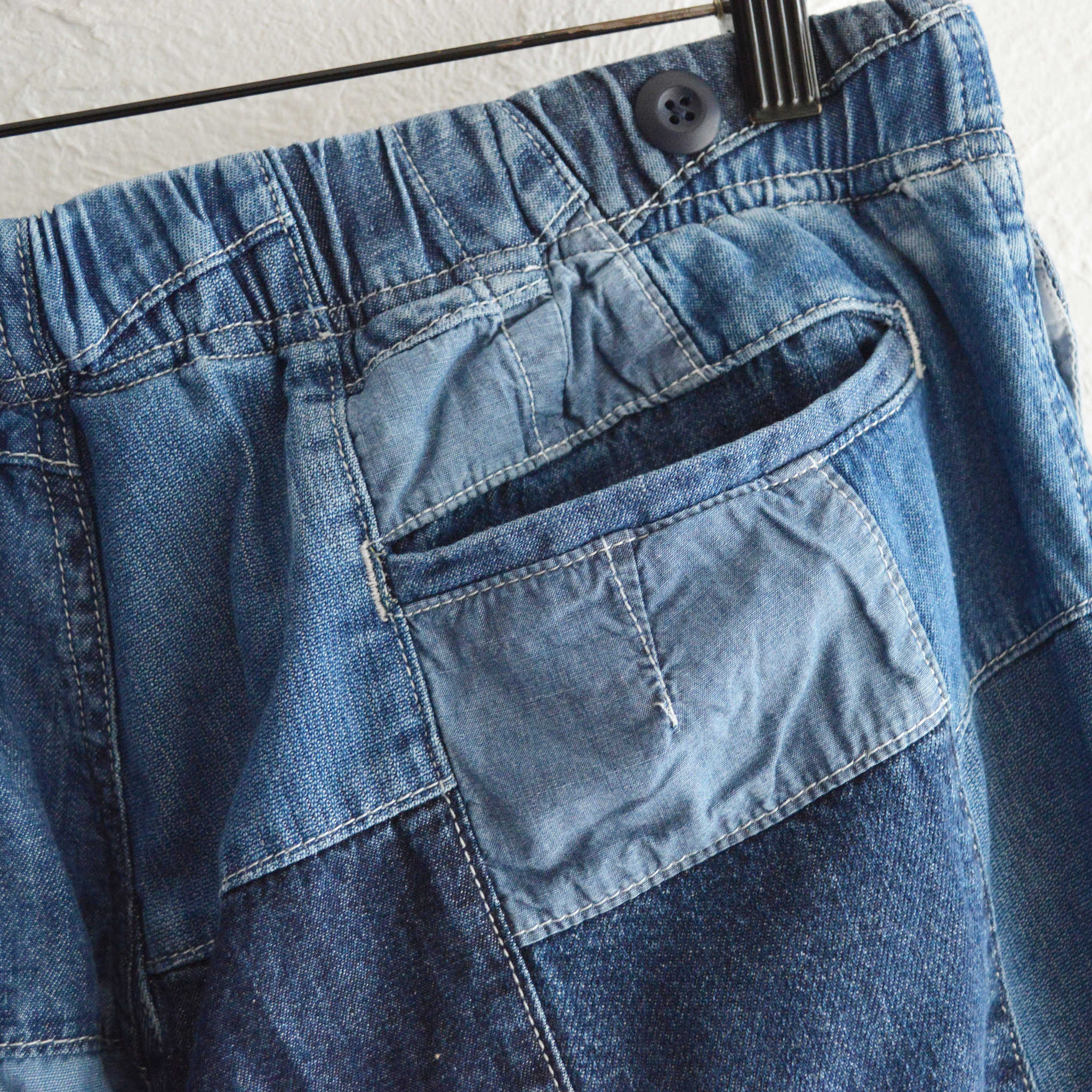 IMPRESTORE インプレストア / Jimmy-L.O.D.PATCHWORK | Easy Trousers イージートラウザーズ (DENIM PATCHWORK デニムパッチワーク)