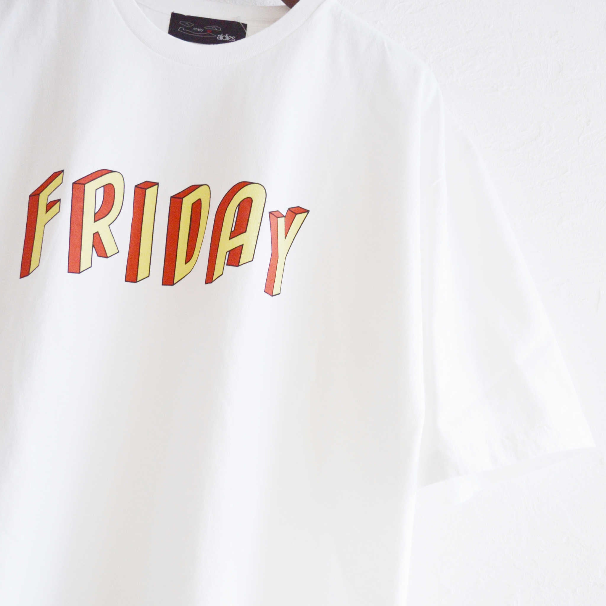 ALDIES アールディーズ / Friday Big T フライデービッグティー (WHITE ホワイト)
