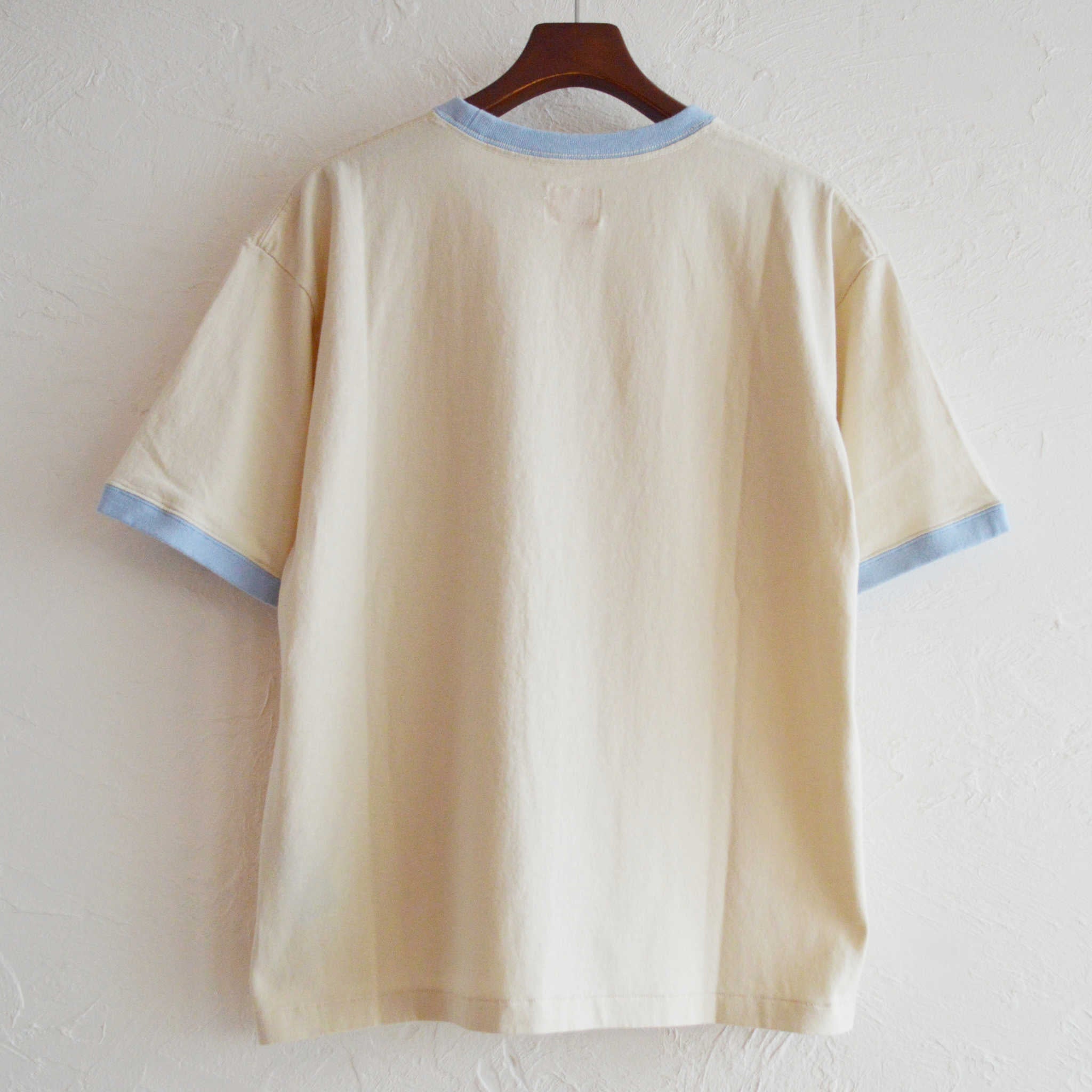 IMPRESTORE インプレストア / Fredy | Ringer Tee shirt リンガーティーシャツ (SAX サックス)