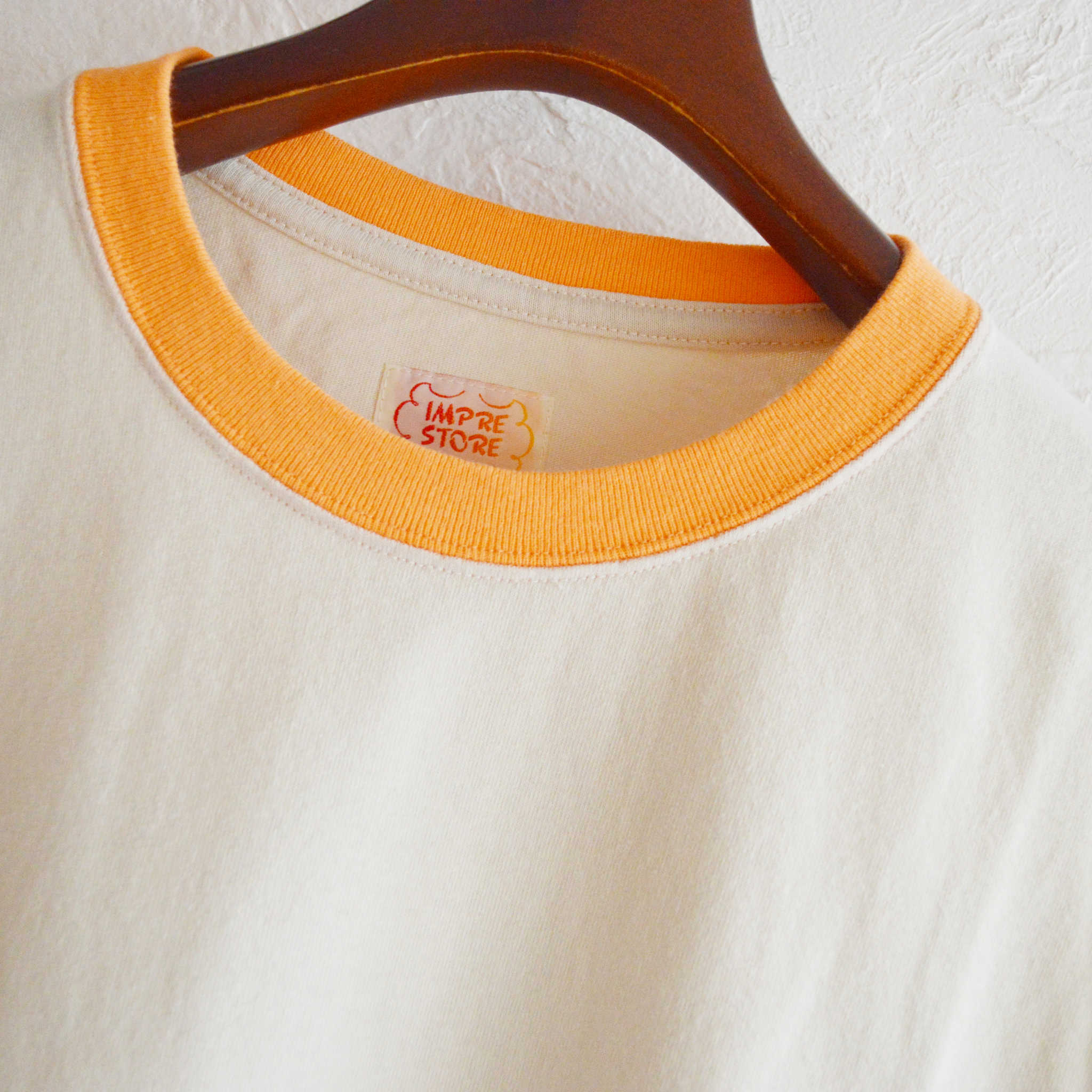 IMPRESTORE インプレストア / Fredy | Ringer Tee shirt リンガーティーシャツ (ORANGE オレンジ)