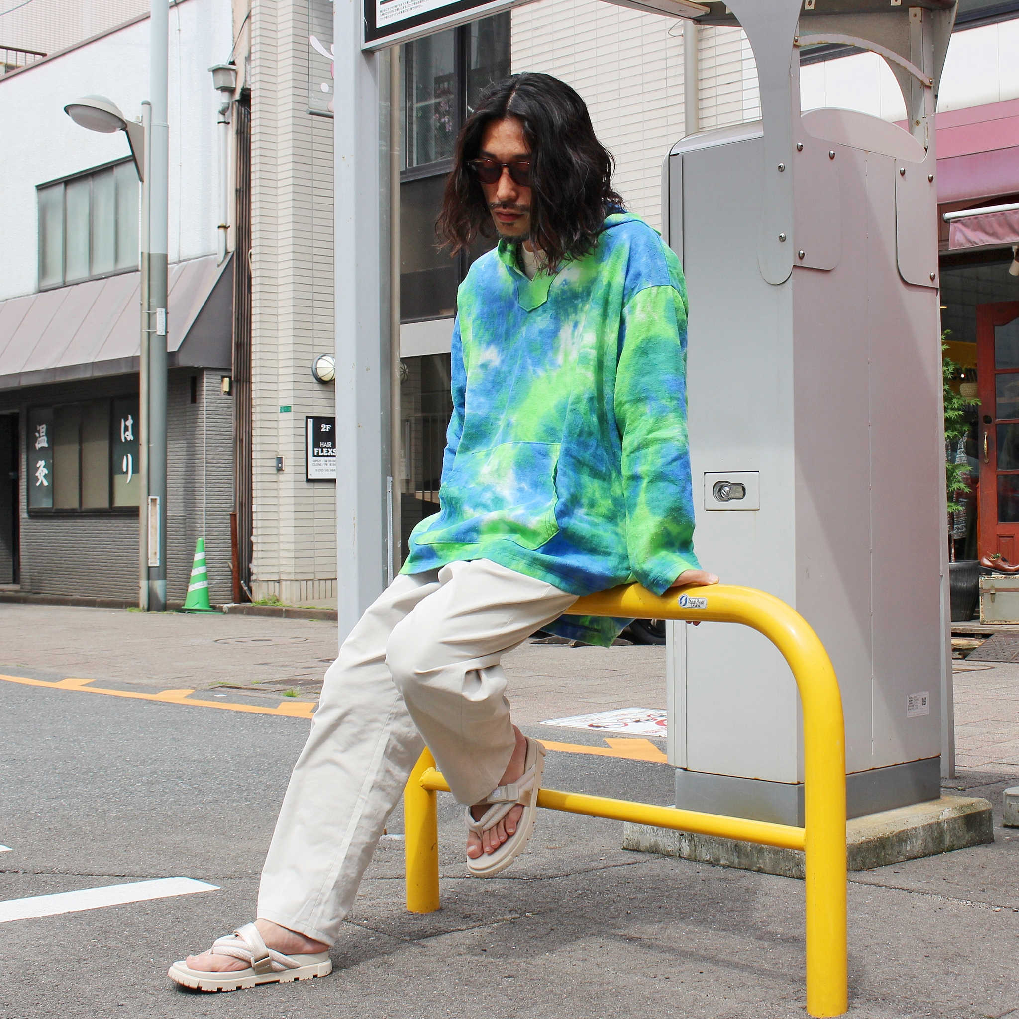 Nasngwam. ナスングワム / CLAY OAXCA PARKA クレイオアハカパーカー (GREEN グリーン)