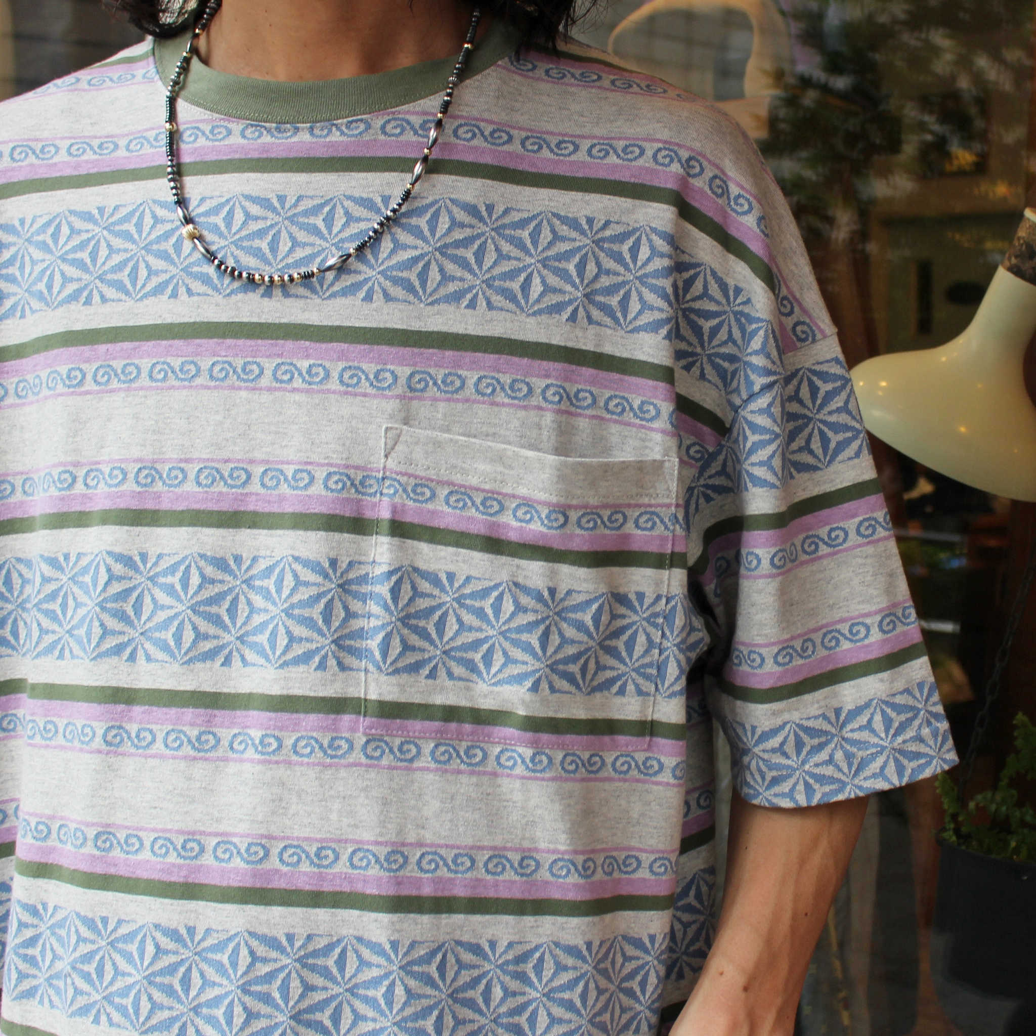 GOHEMP ゴーヘンプ / WIDE SLIT TEE ワイドスリットティー (ASH HEATHER アッシュヘザー)