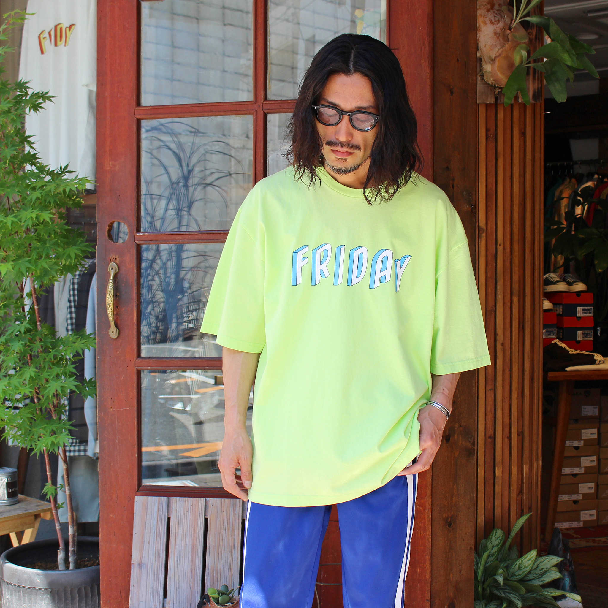 ALDIES アールディーズ / Friday Big T フライデービッグティー (LIME ライム)