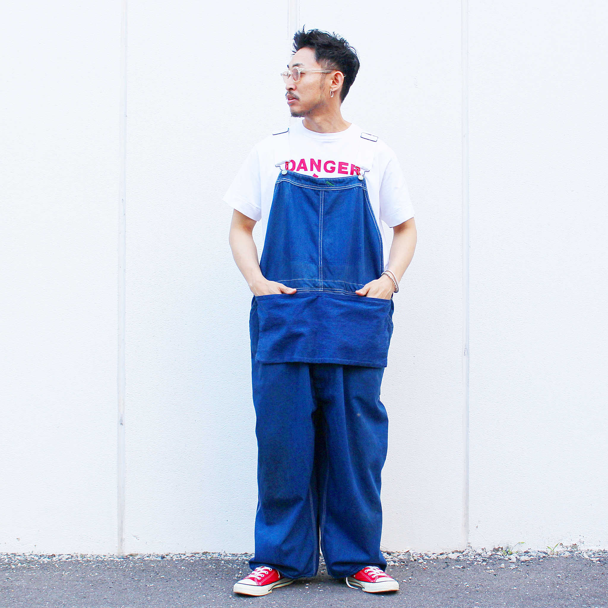 SUNNY SIDE UP サニーサイドアップ / RE DENIM OVERALL リメイクデニムオーバーオール