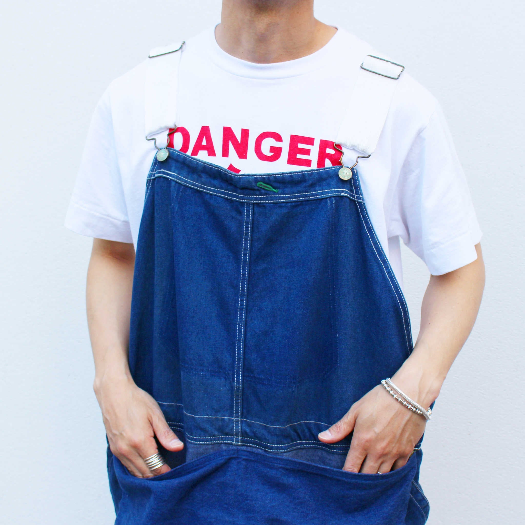 SUNNY SIDE UP サニーサイドアップ / RE DENIM OVERALL リメイクデニムオーバーオール