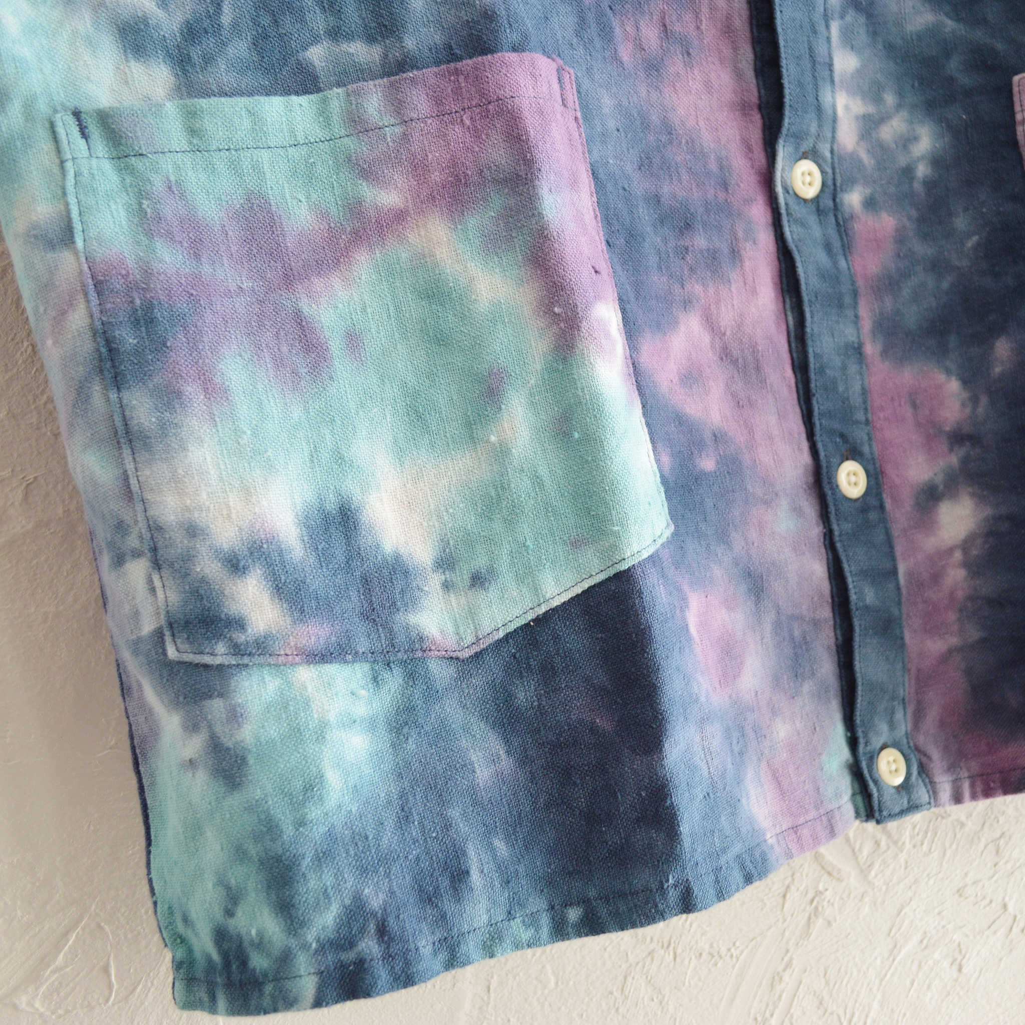 Nasngwam. ナスングワム / CLAY LIVE S/S JACKET クレイライブショートスリーブジャケット (PURPLE パープル)