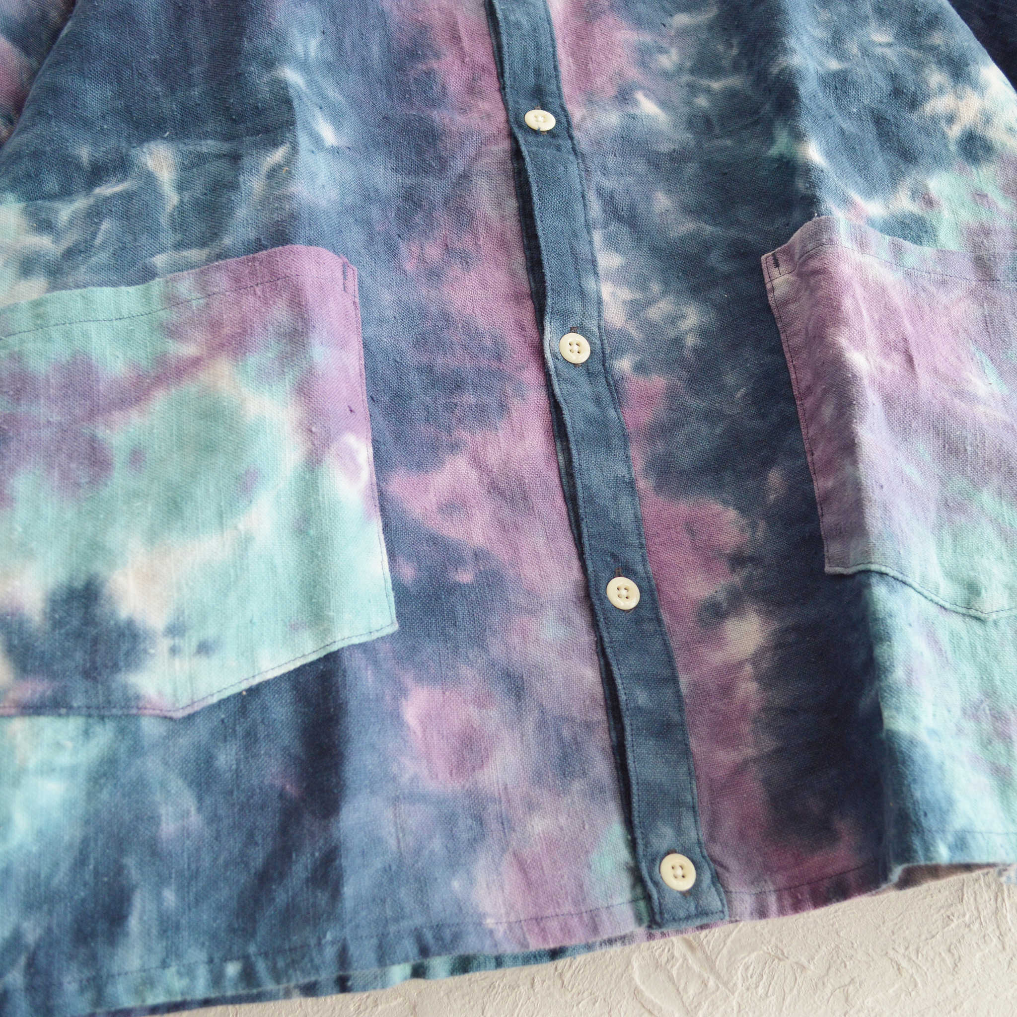 Nasngwam. ナスングワム / CLAY LIVE S/S JACKET クレイライブショートスリーブジャケット (PURPLE パープル)