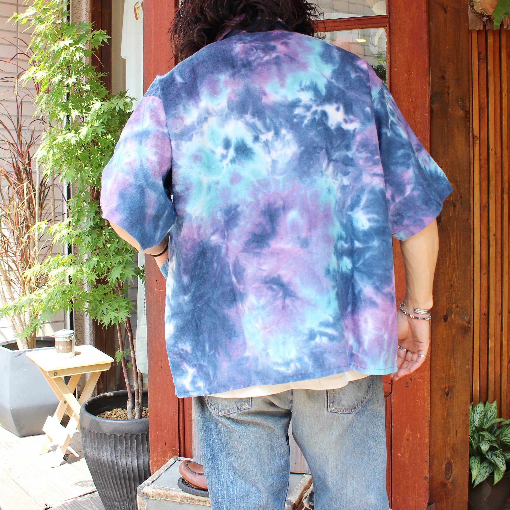 Nasngwam. ナスングワム / CLAY LIVE S/S JACKET クレイライブショートスリーブジャケット (PURPLE パープル)