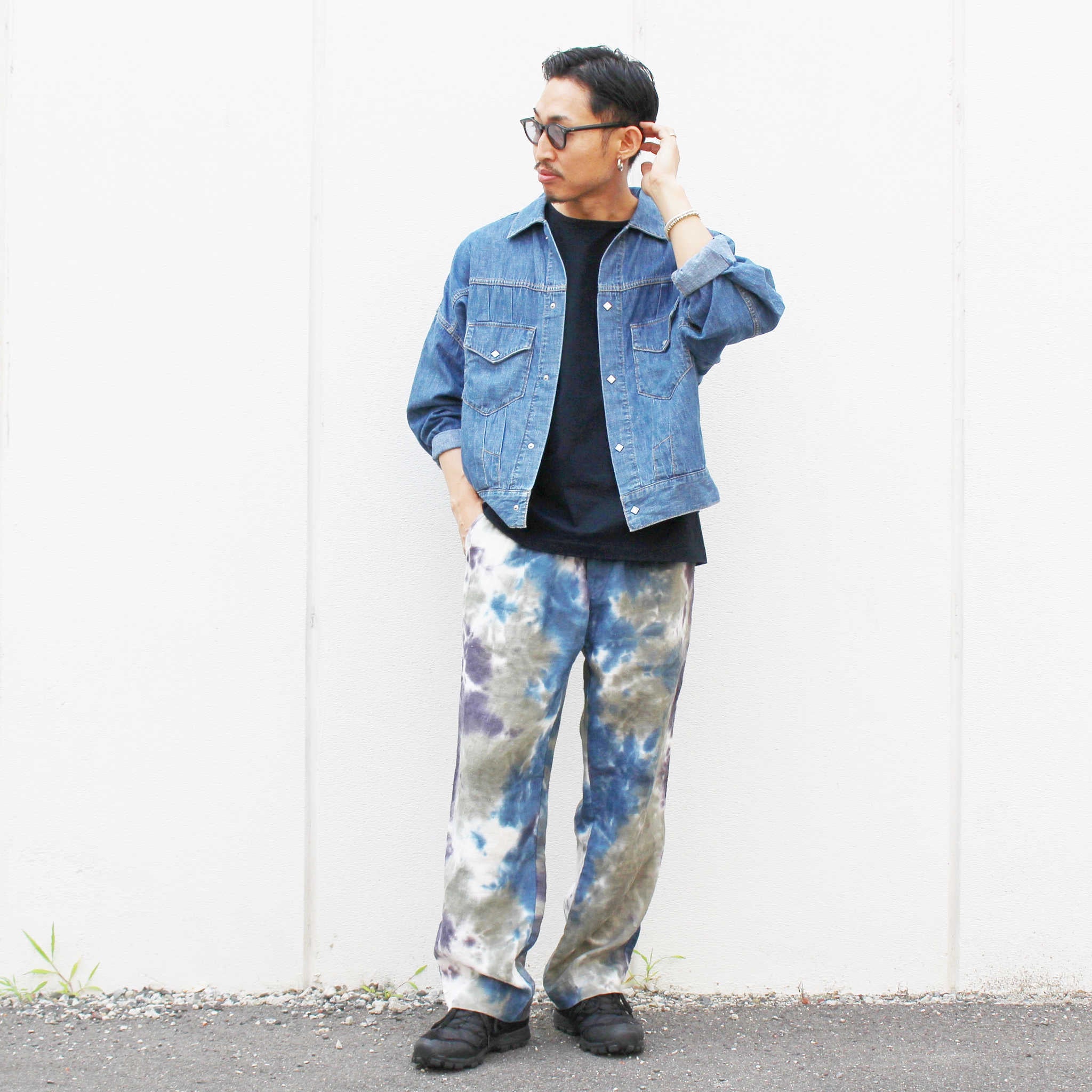 Nasngwam. ナスングワム / CLAY GEEK PANTS クレイジークパンツ (NAVY ネイビー)