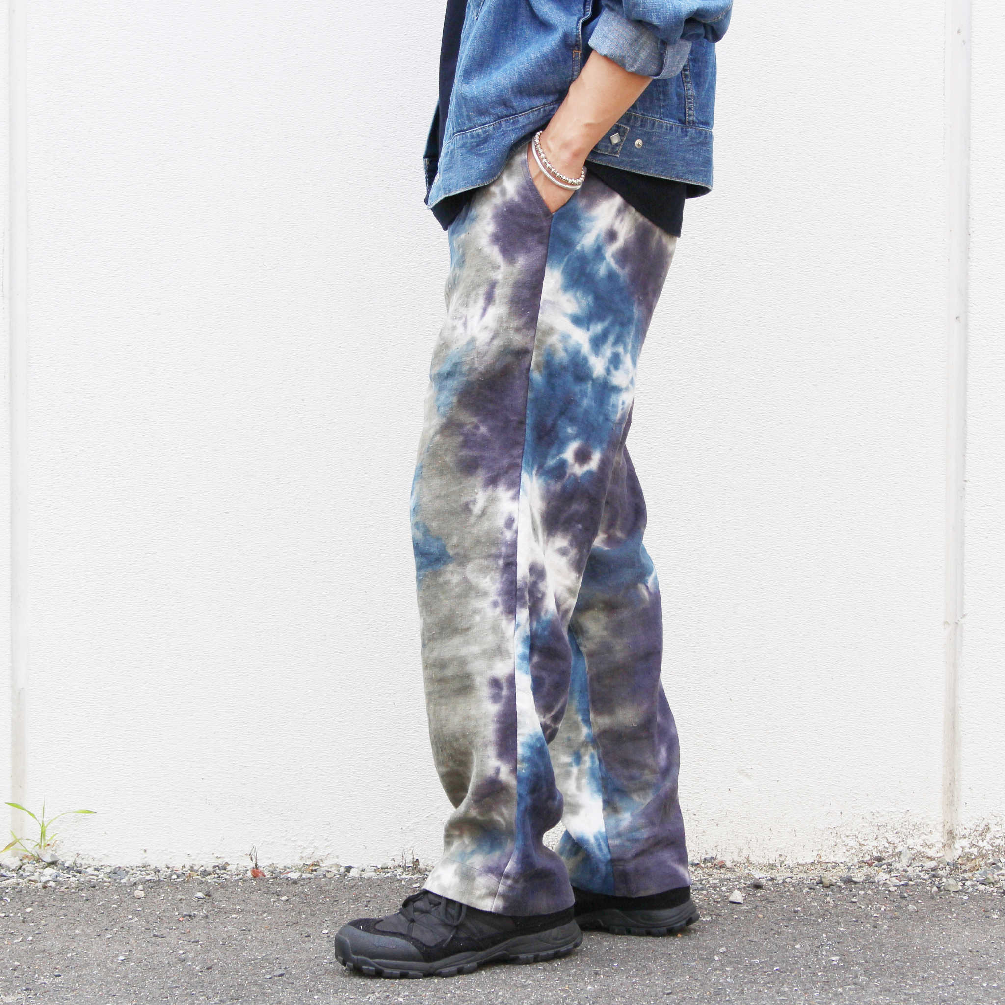 Nasngwam. ナスングワム / CLAY GEEK PANTS クレイジークパンツ (NAVY ネイビー)