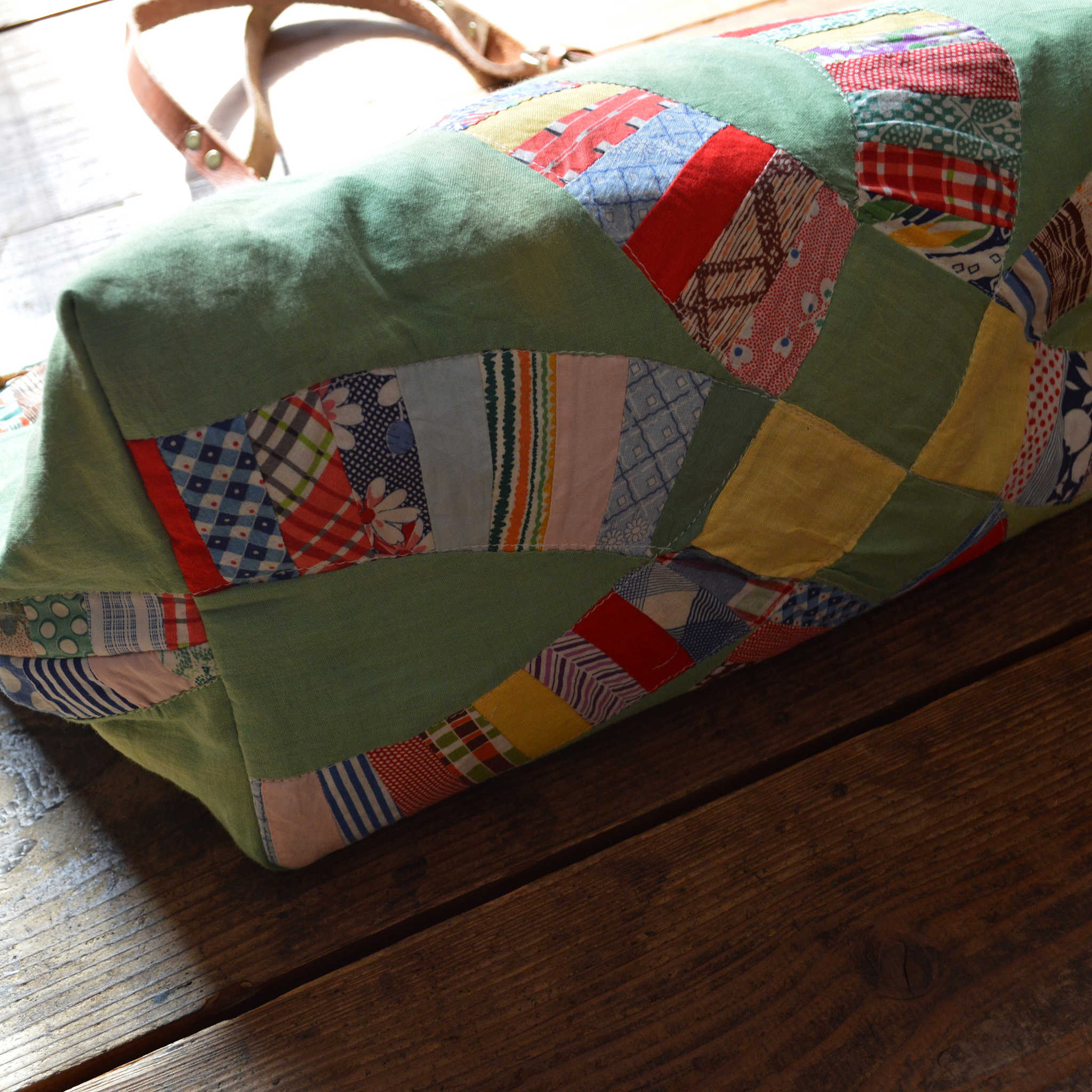 Nasngwam.×EARLY MORNING ナスングワム アーリーモーニング / QUILT LARGE FASTENER TOTE キルトラージファスナートート