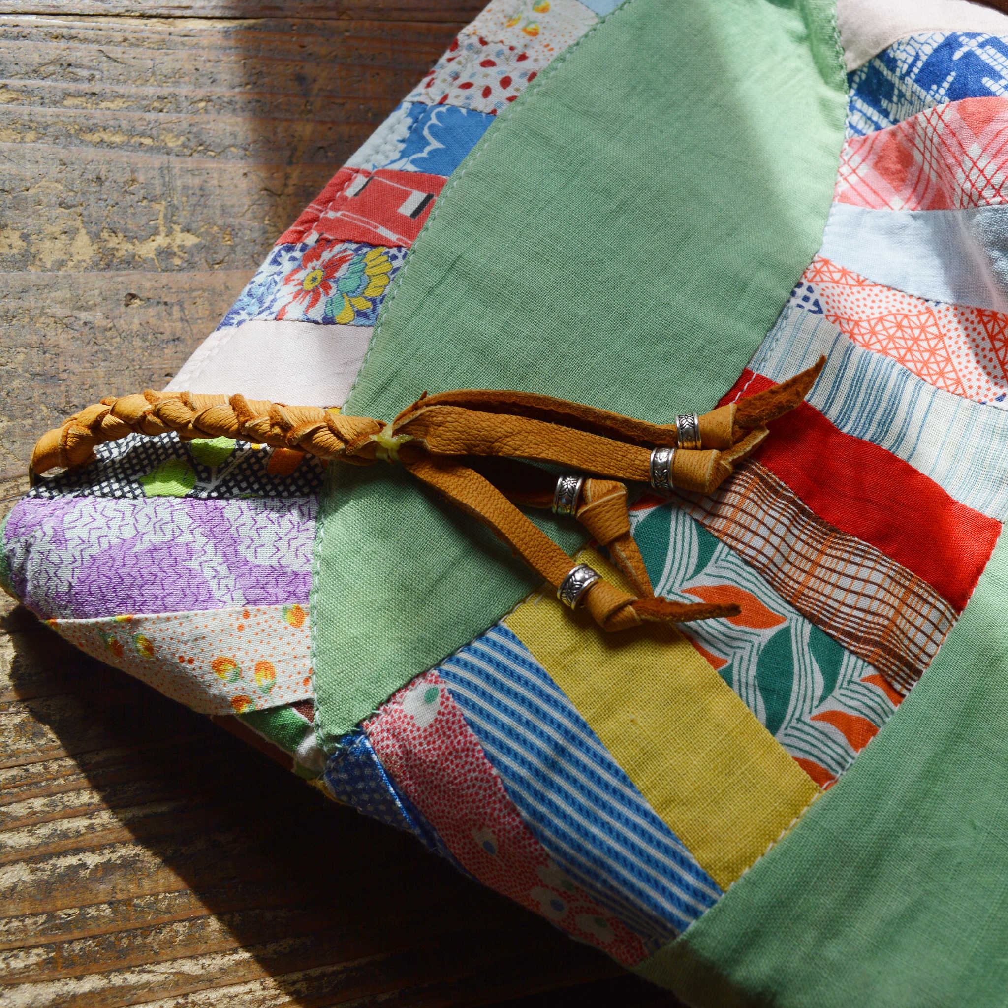 Nasngwam.×EARLY MORNING ナスングワム アーリーモーニング / QUILT LARGE FASTENER TOTE キルトラージファスナートート