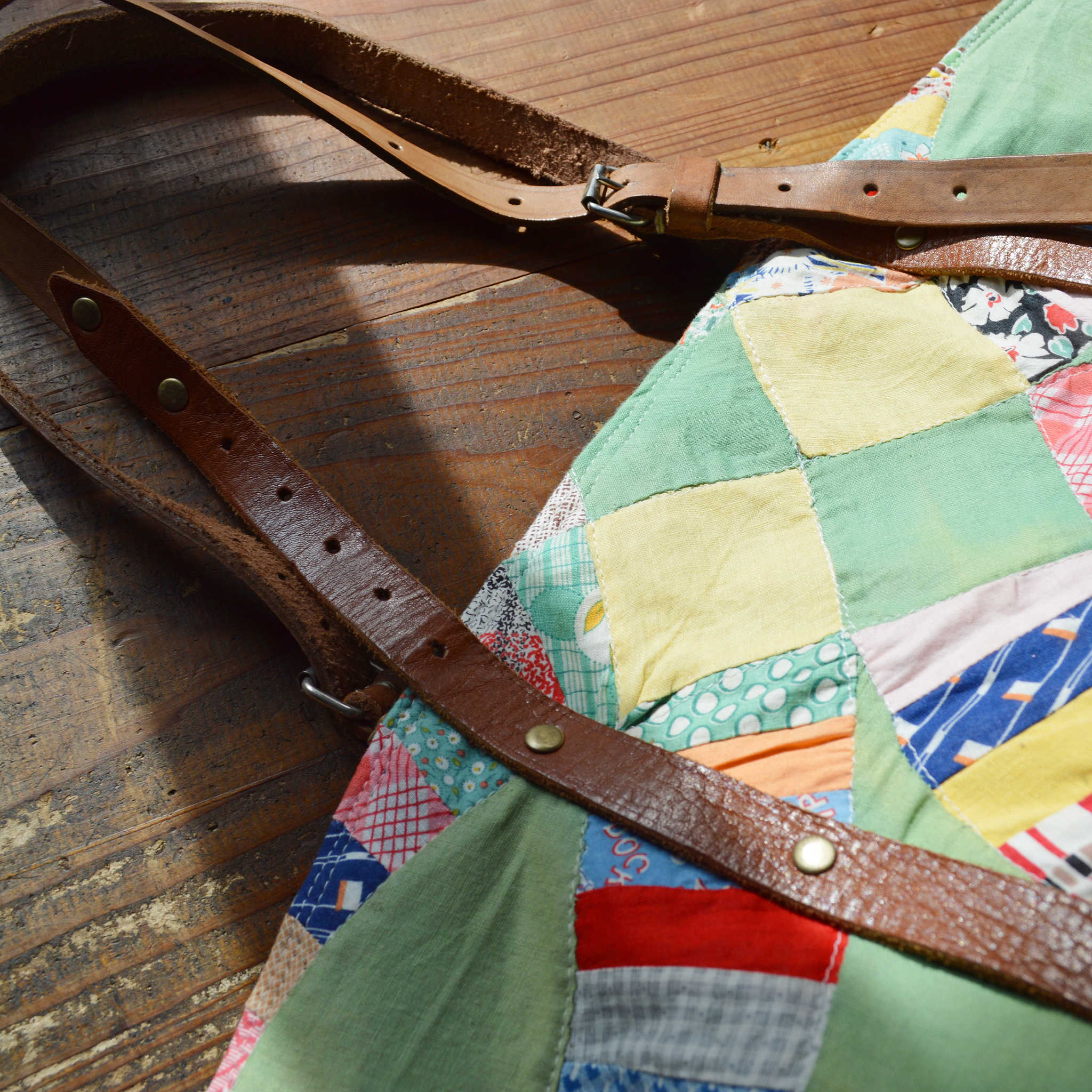 Nasngwam.×EARLY MORNING ナスングワム アーリーモーニング / QUILT LARGE FASTENER TOTE キルトラージファスナートート