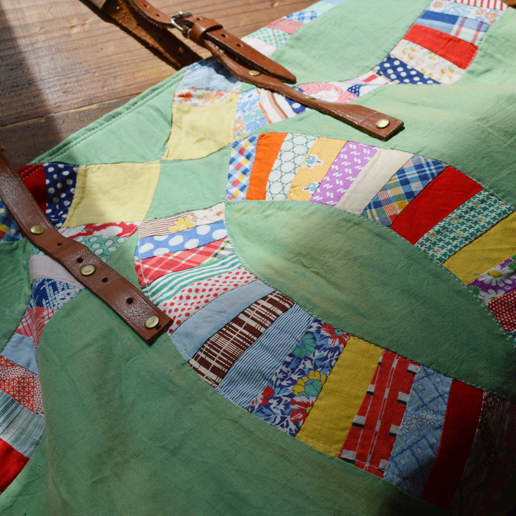 Nasngwam.×EARLY MORNING ナスングワム アーリーモーニング / QUILT LARGE FASTENER TOTE キルトラージファスナートート