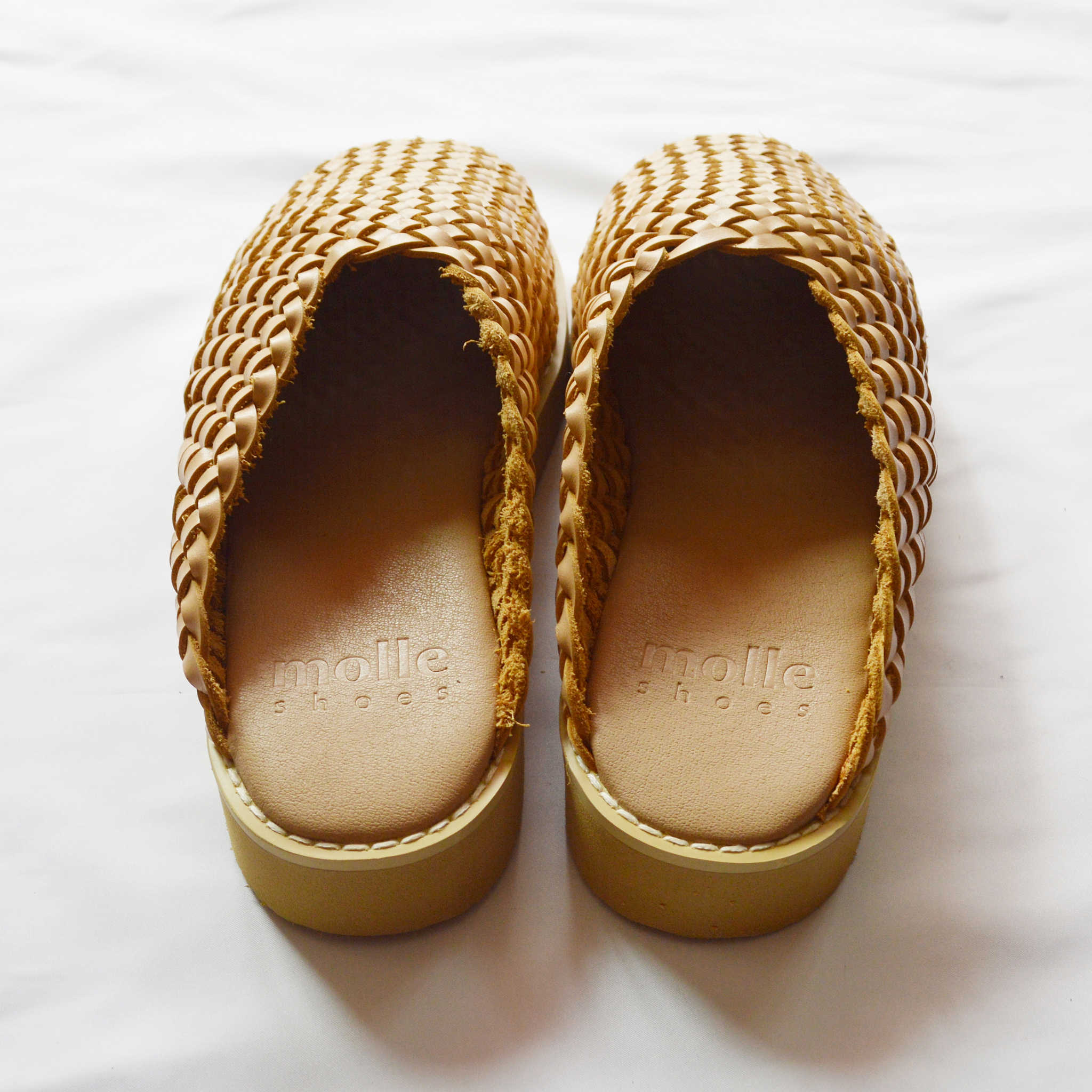 molle shoes モールシューズ / WOVEN LEATHER CROG ウーブンレザークロッグ (NOMAD ノマド)