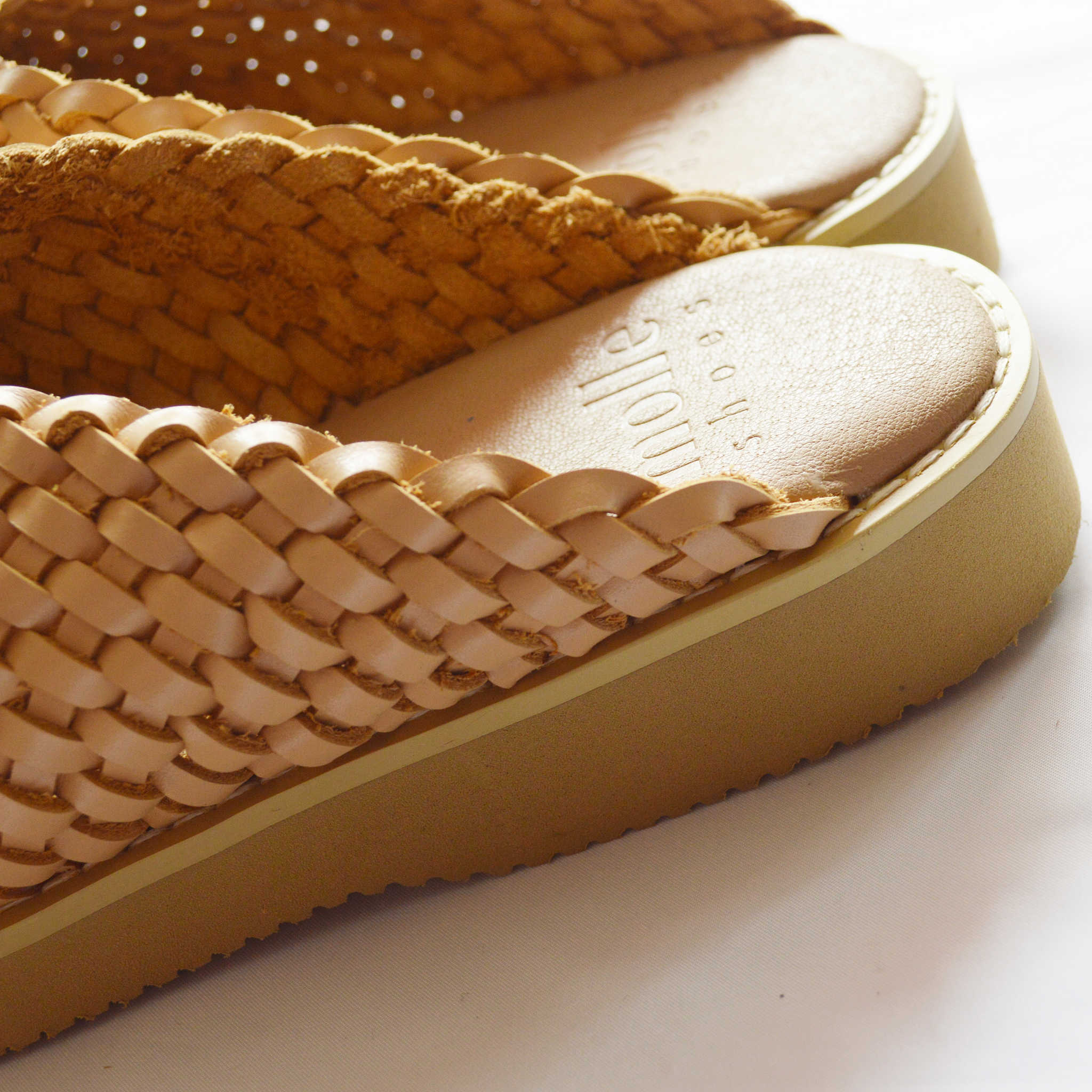 molle shoes モールシューズ / WOVEN LEATHER CROG ウーブンレザークロッグ (NOMAD ノマド)
